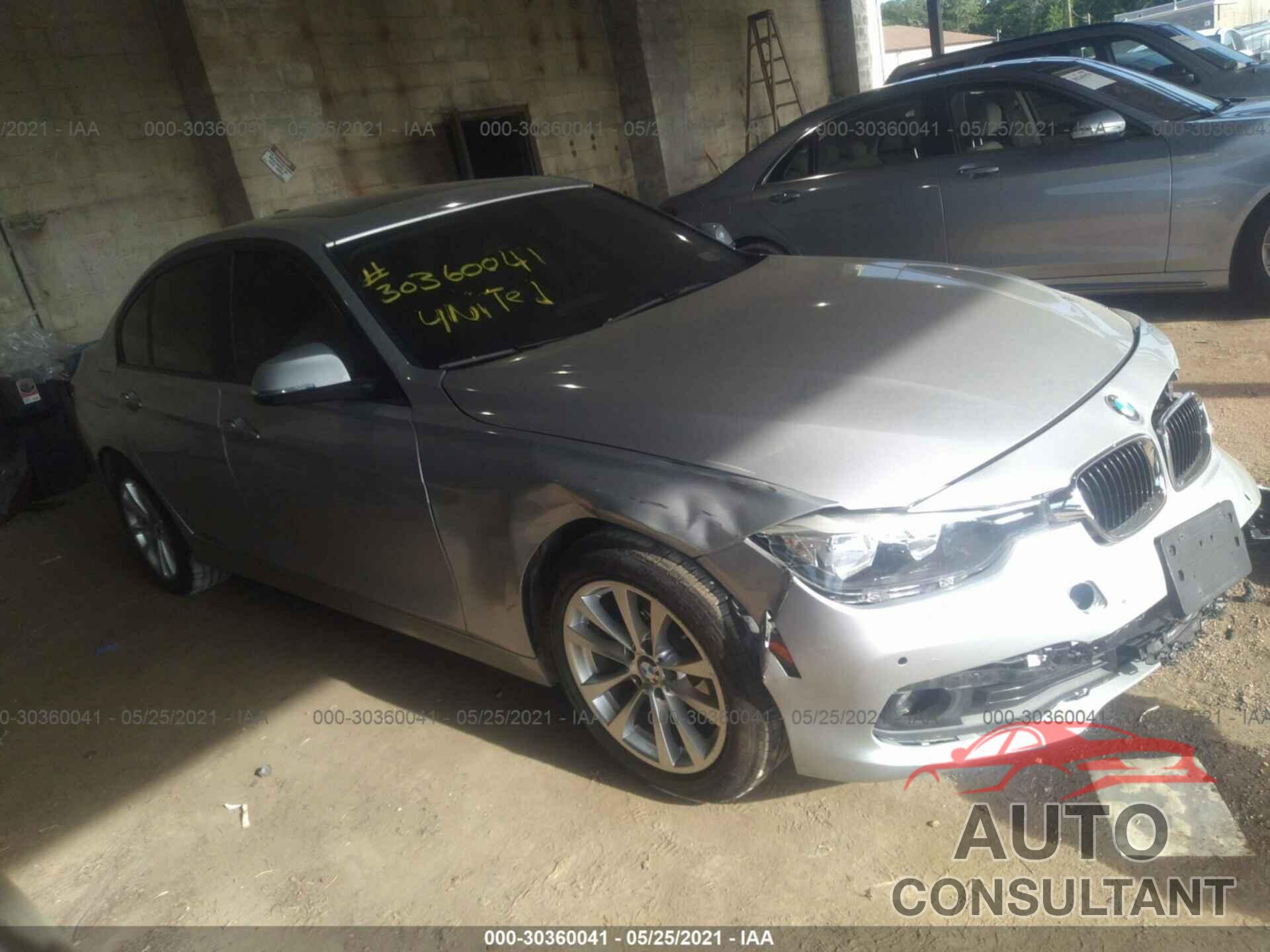 BMW 3 SERIES 2016 - WBA8E5G55GNT94544