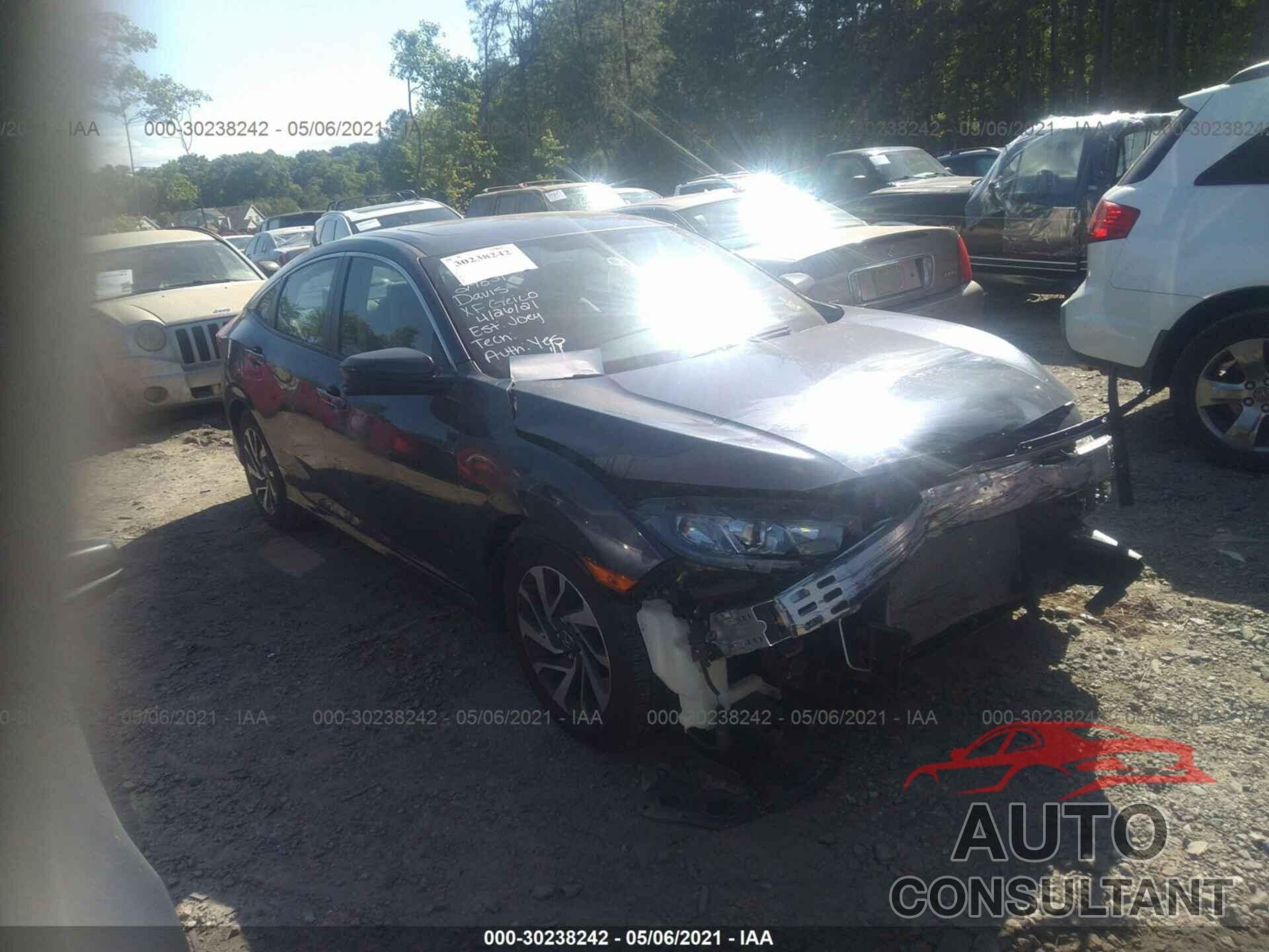 HONDA CIVIC SEDAN 2016 - 19XFC2F73GE244227