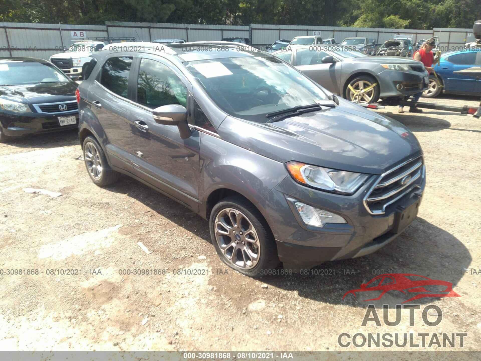 FORD ECOSPORT 2019 - MAJ3S2KE0KC253483