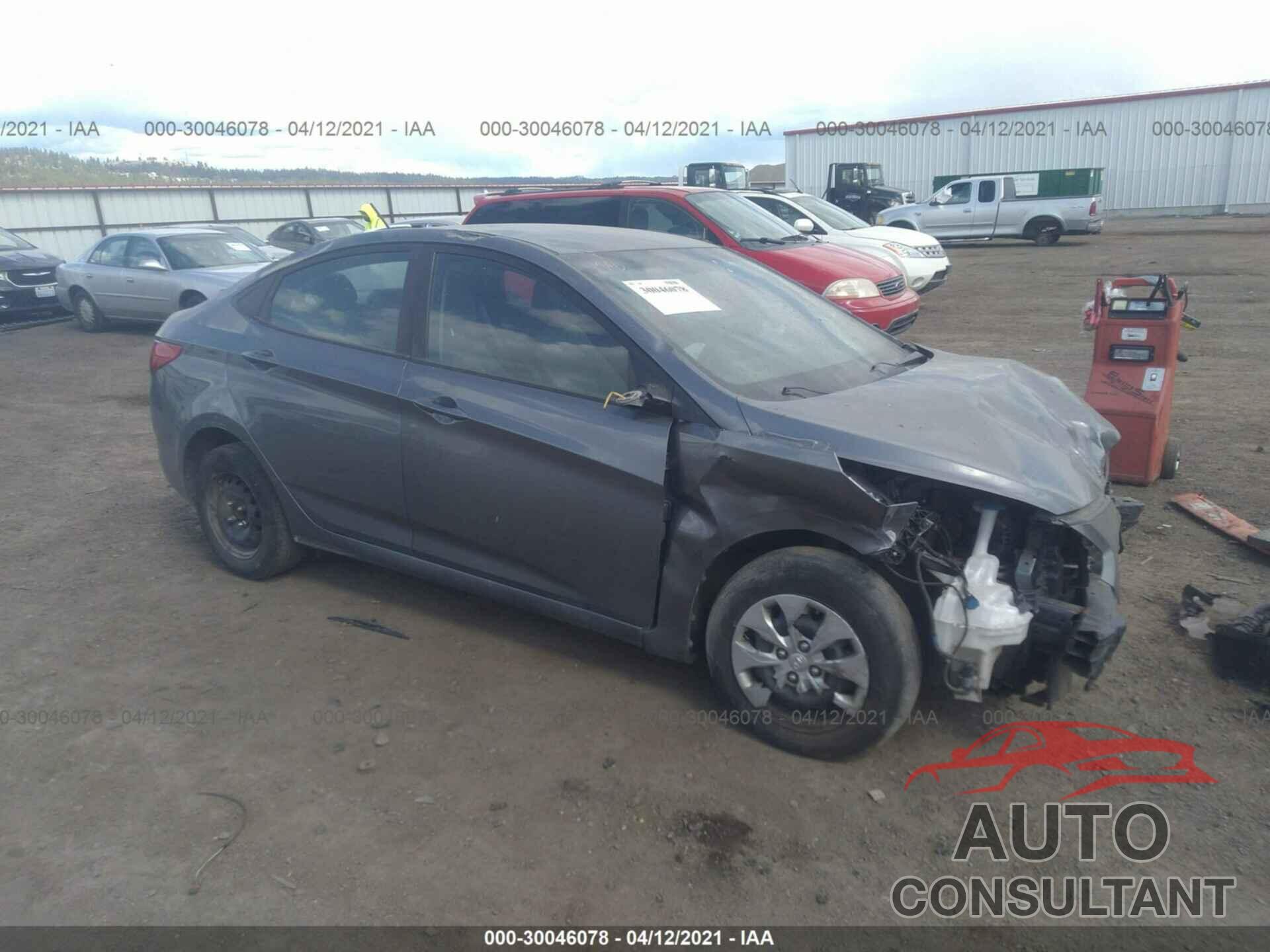 HYUNDAI ACCENT 2017 - KMHCT4AE4HU300646