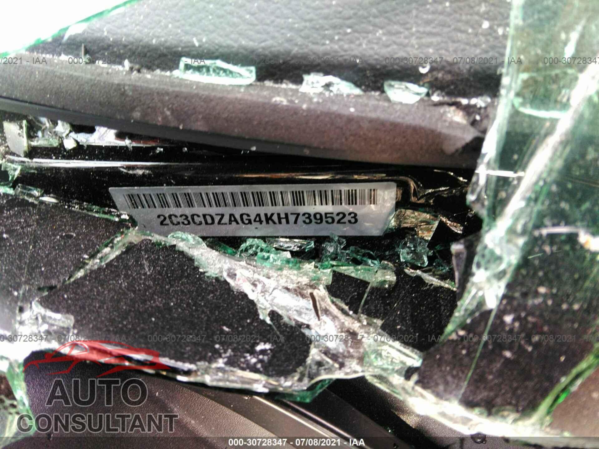 DODGE CHALLENGER 2019 - 2C3CDZAG4KH739523