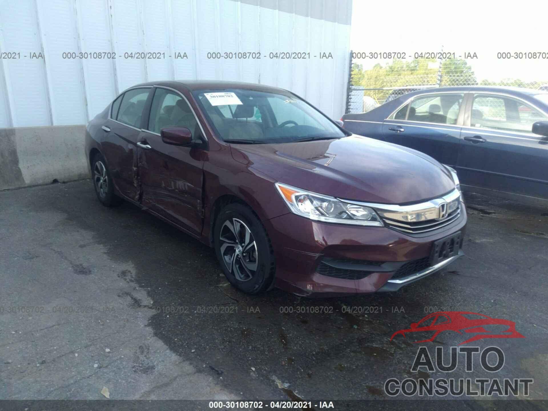 HONDA ACCORD SEDAN 2017 - 1HGCR2F36HA187400