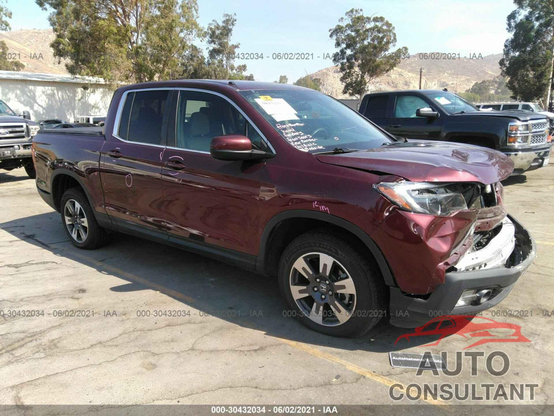 HONDA RIDGELINE 2019 - 5FPYK3F57KB044039