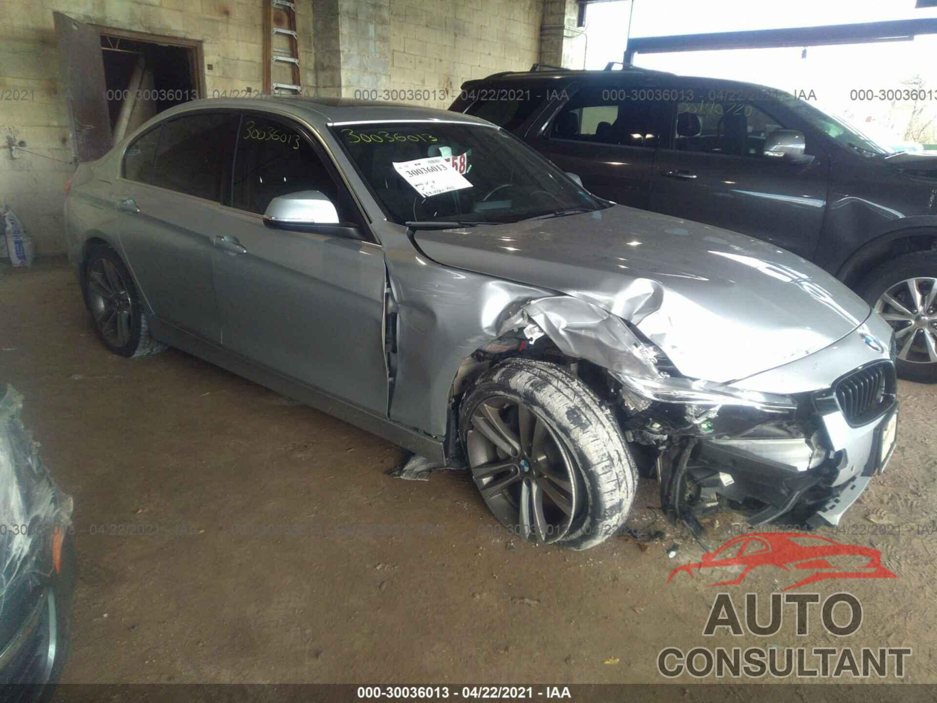BMW 3 SERIES 2017 - WBA8B7G5XHNU37250