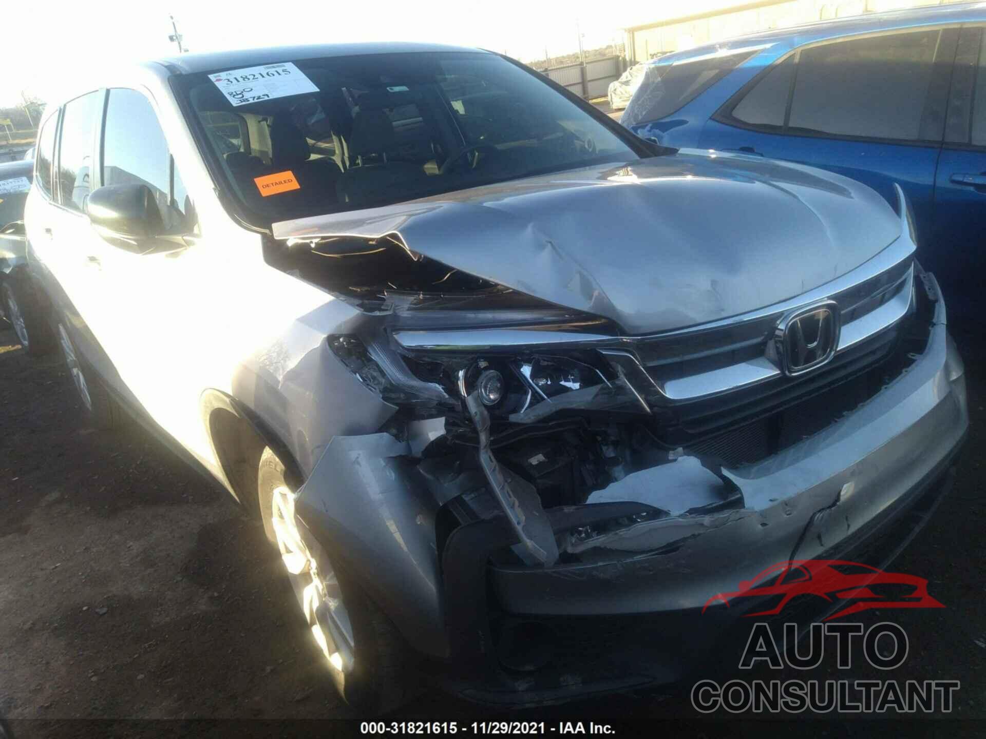 HONDA PILOT 2019 - 5FNYF6H13KB009510