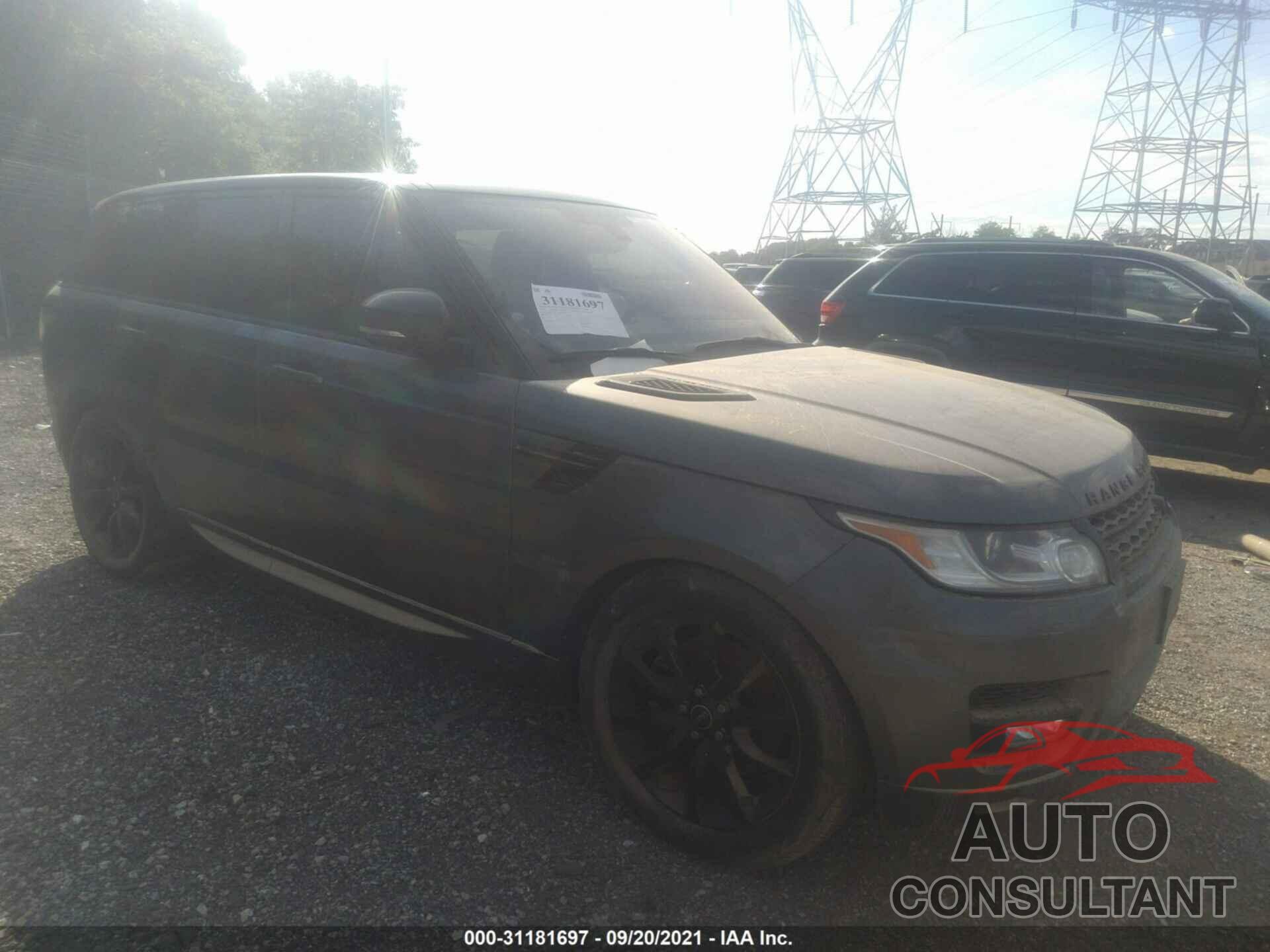 LAND ROVER RANGE ROVER SPORT 2016 - SALWR2VF5GA649508