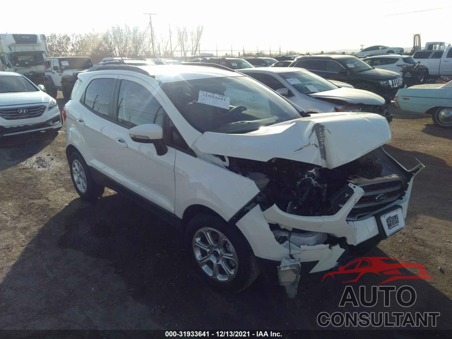 FORD ECOSPORT 2021 - MAJ3S2GE1MC411986