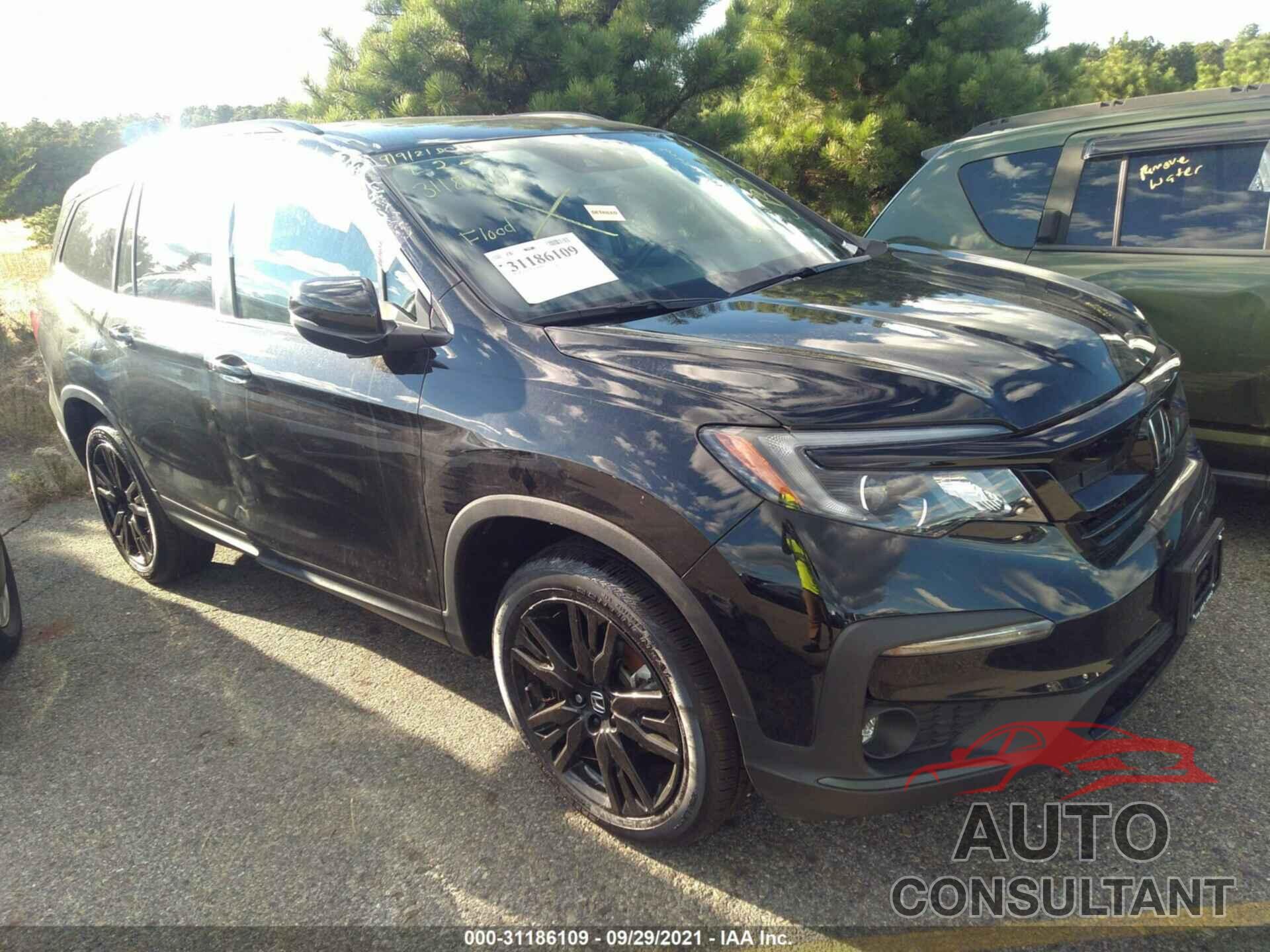 HONDA PILOT 2021 - 5FNYF6H22MB010109