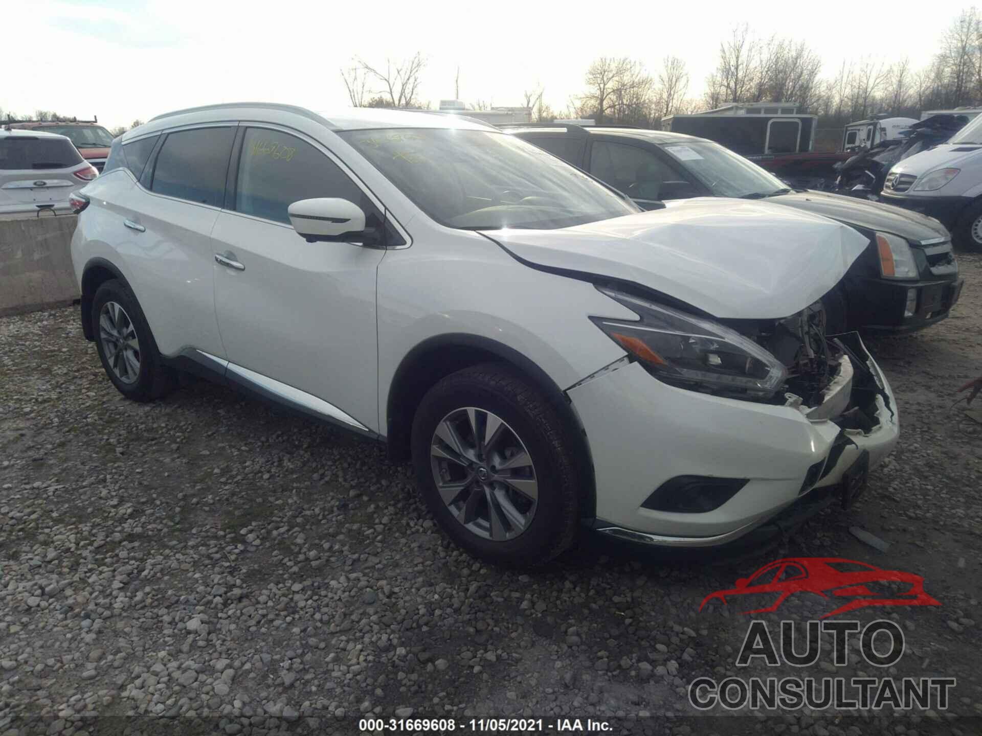 NISSAN MURANO 2018 - 5N1AZ2MH4JN108501