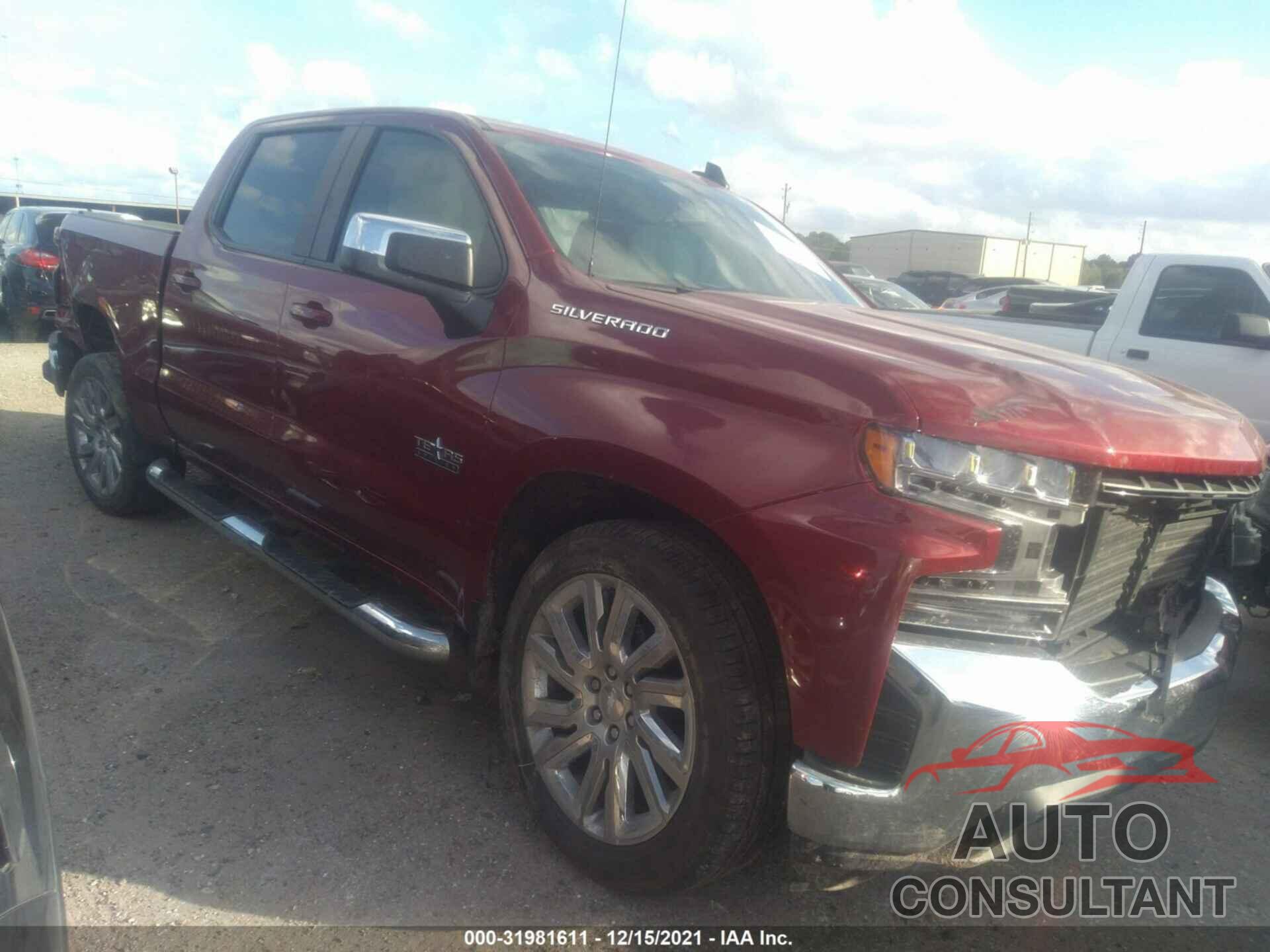 CHEVROLET SILVERADO 1500 2020 - 3GCPWCED0LG109567