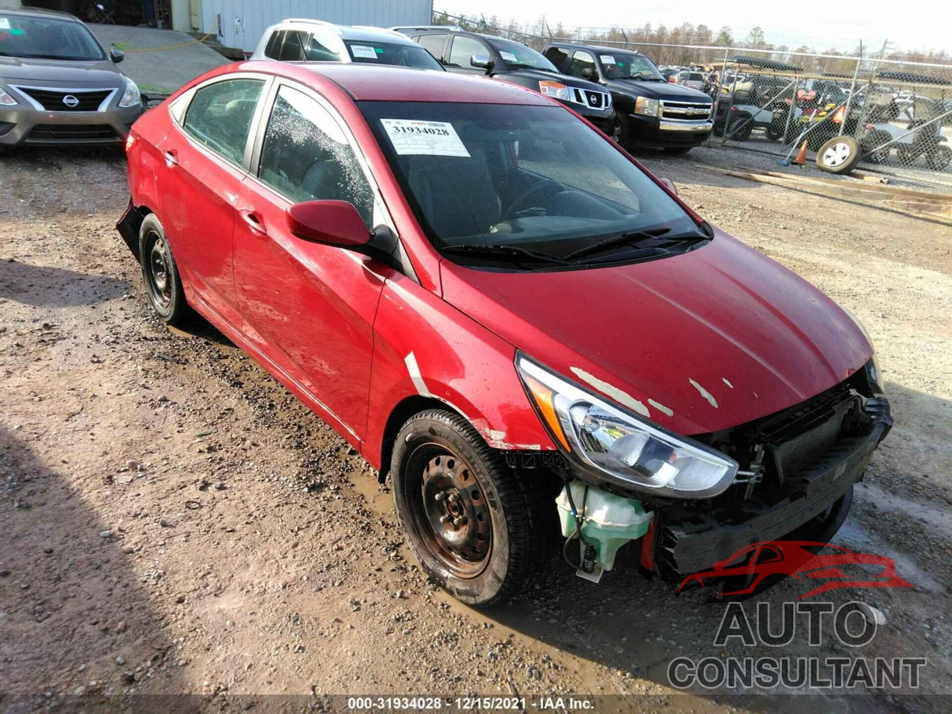 HYUNDAI ACCENT 2017 - KMHCT4AE1HU357547