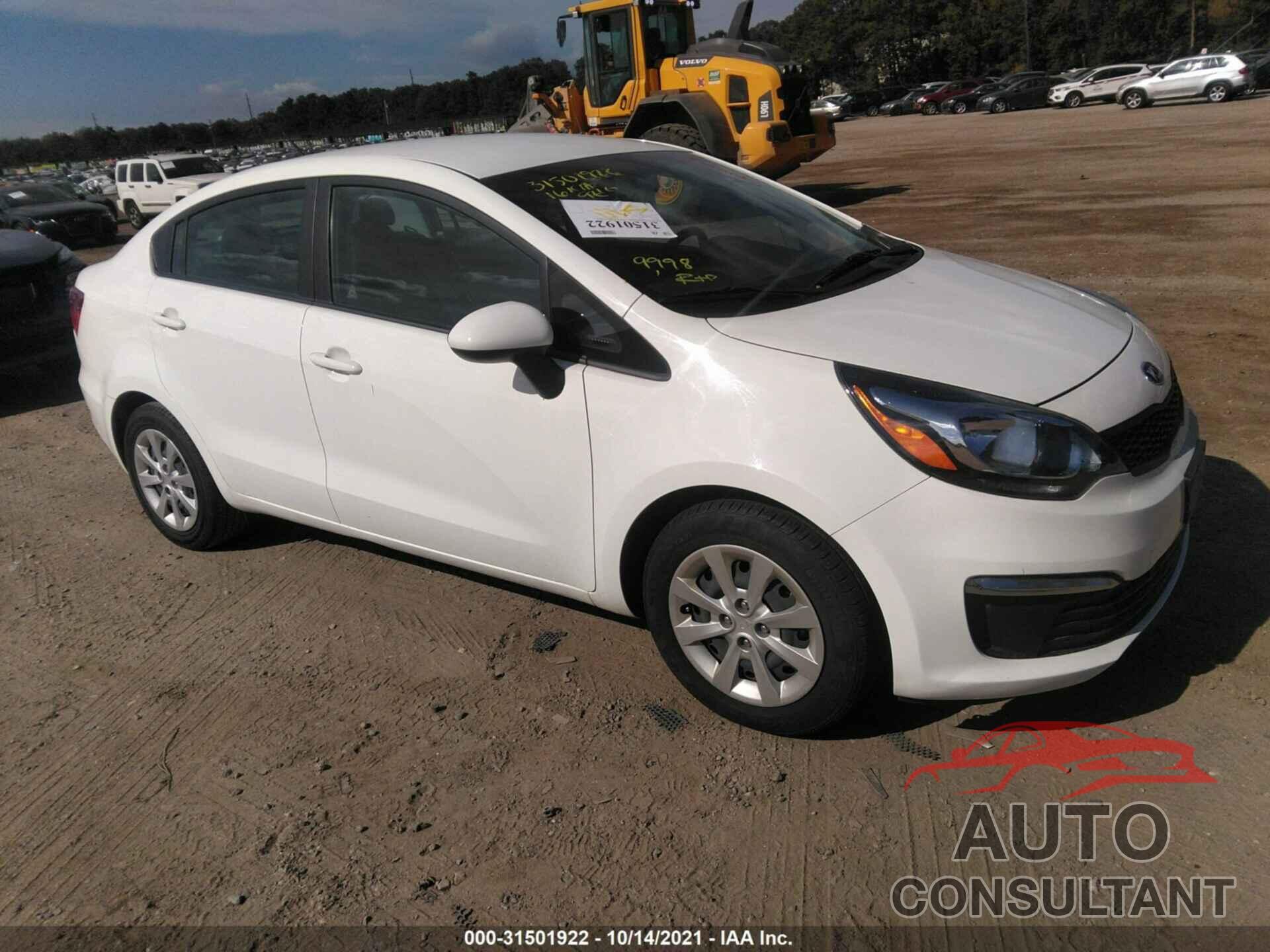 KIA RIO 2016 - KNADM4A33G6588583