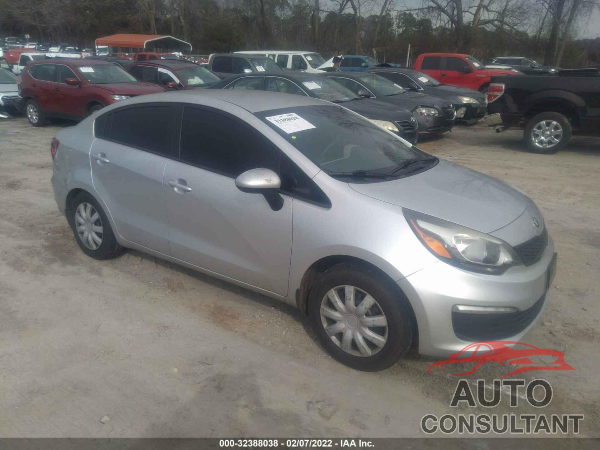 KIA RIO 2016 - KNADM4A30G6685921
