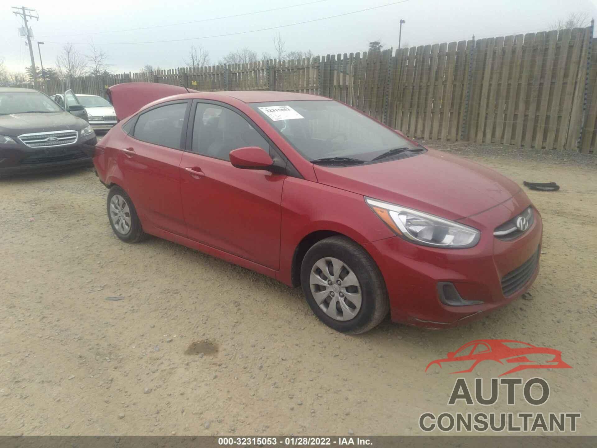 HYUNDAI ACCENT 2016 - KMHCT4AE0GU962285