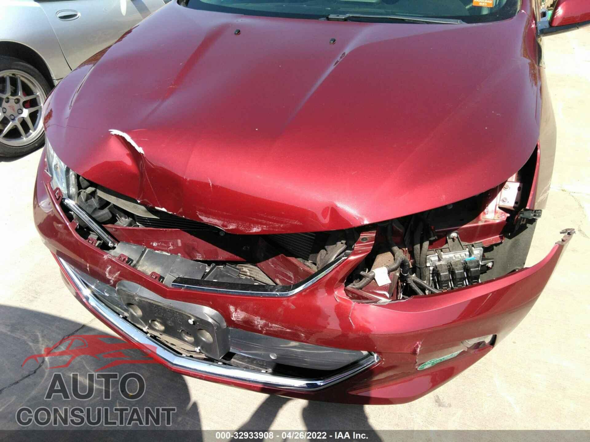 CHEVROLET VOLT 2016 - 1G1RD6S52GU123723