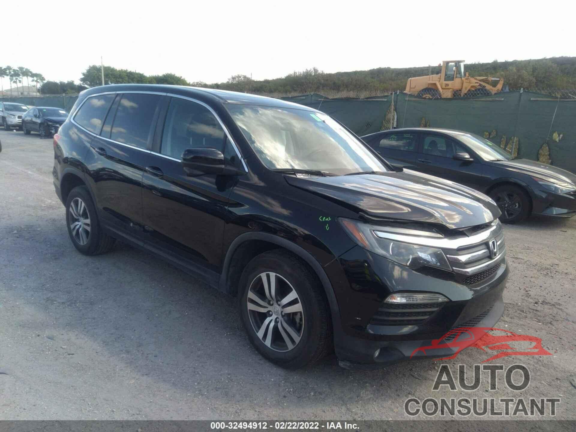 HONDA PILOT 2017 - 5FNYF5H59HB022820