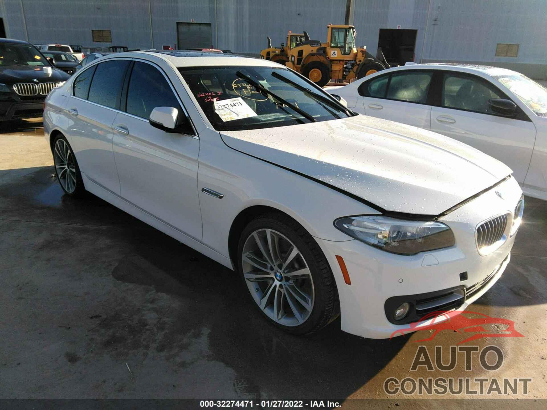 BMW 5 SERIES 2016 - WBA5B1C54GG131525