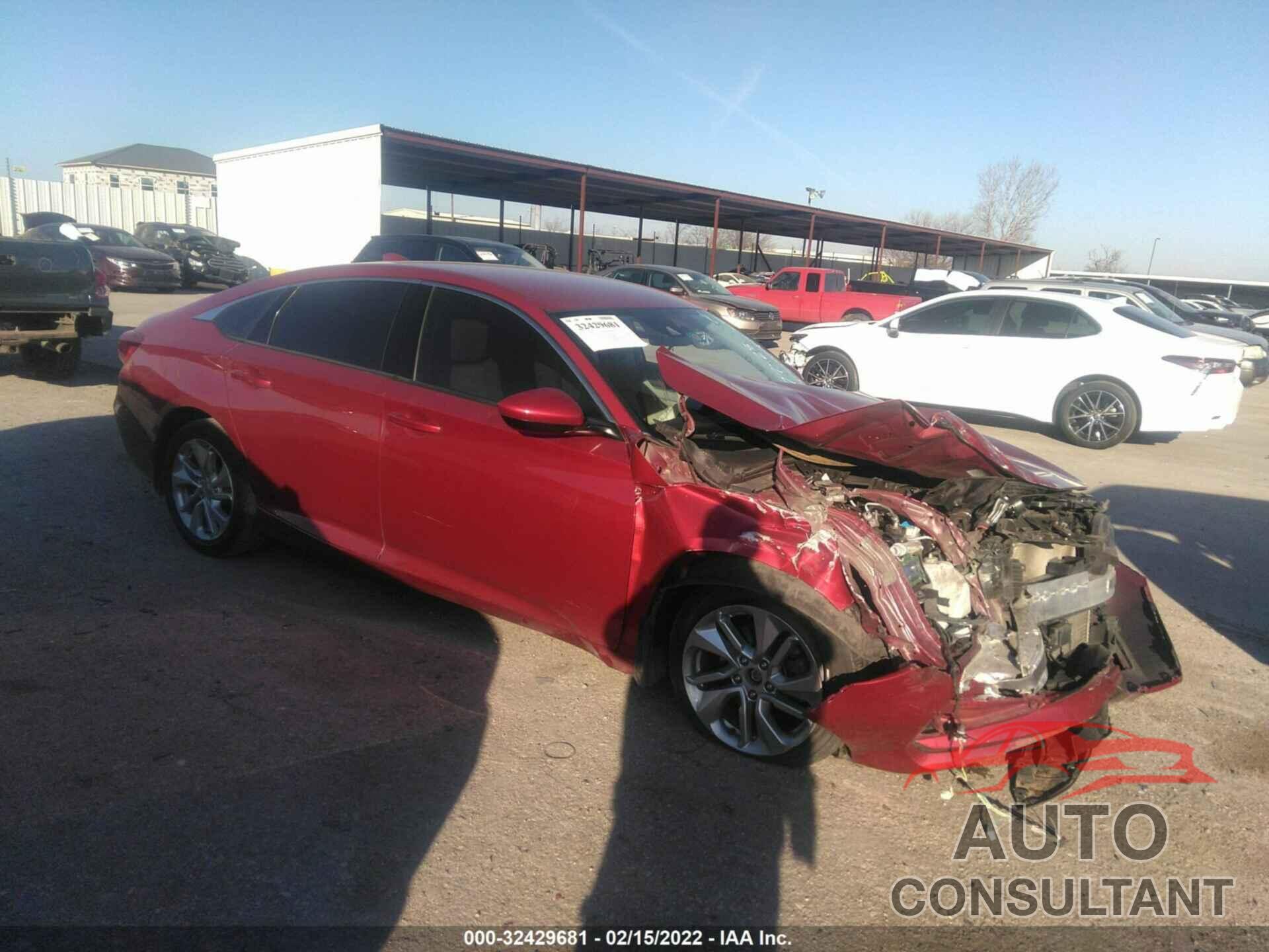 HONDA ACCORD SEDAN 2018 - 1HGCV1F1XJA026638