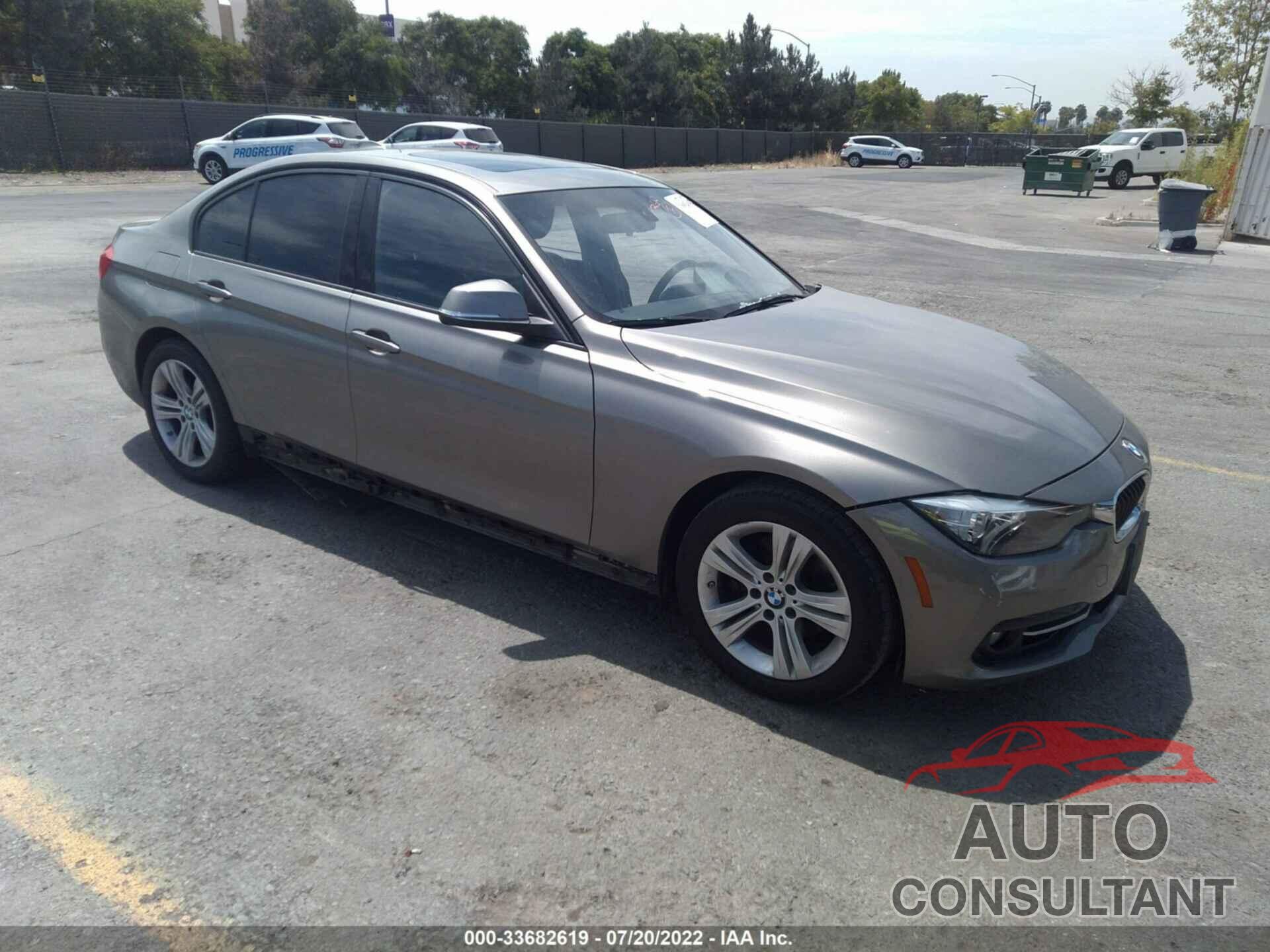 BMW 3 SERIES 2016 - WBA8E9C58GK646348