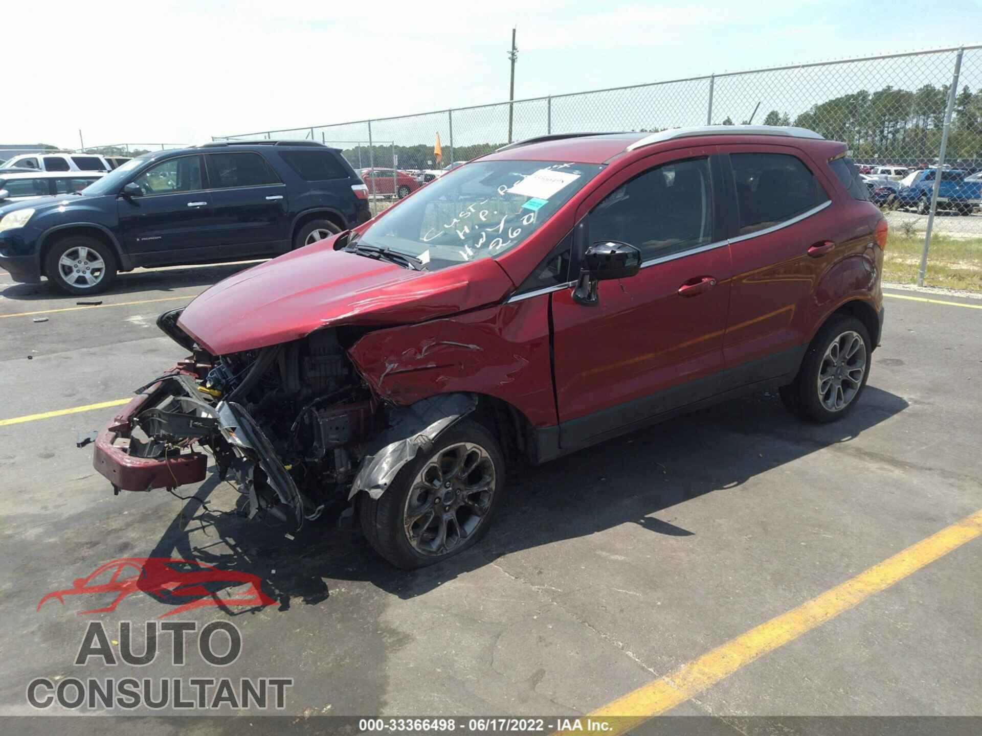 FORD ECOSPORT 2020 - MAJ6S3KLXLC385461