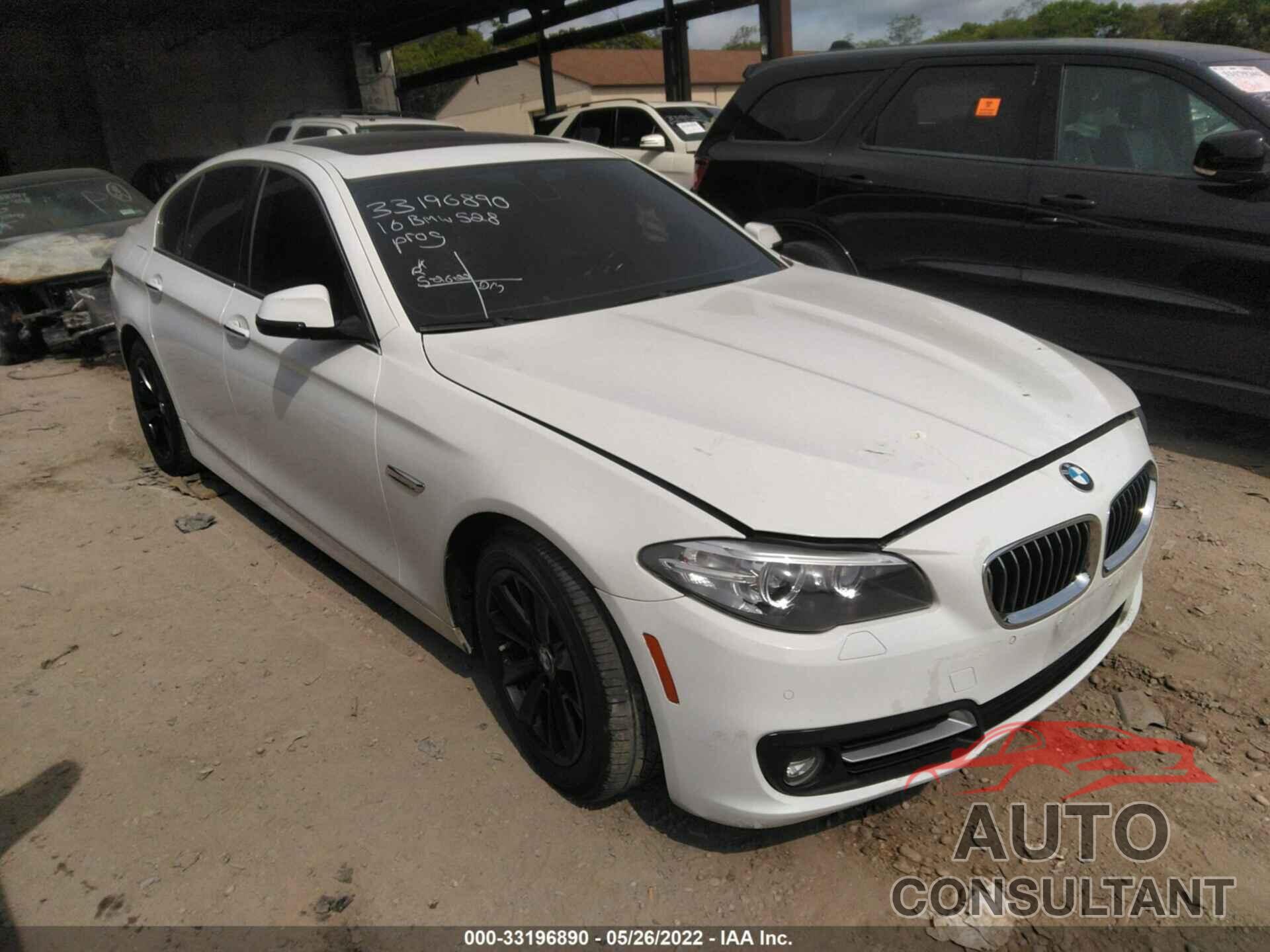 BMW 5 SERIES 2016 - WBA5A7C52GG150550