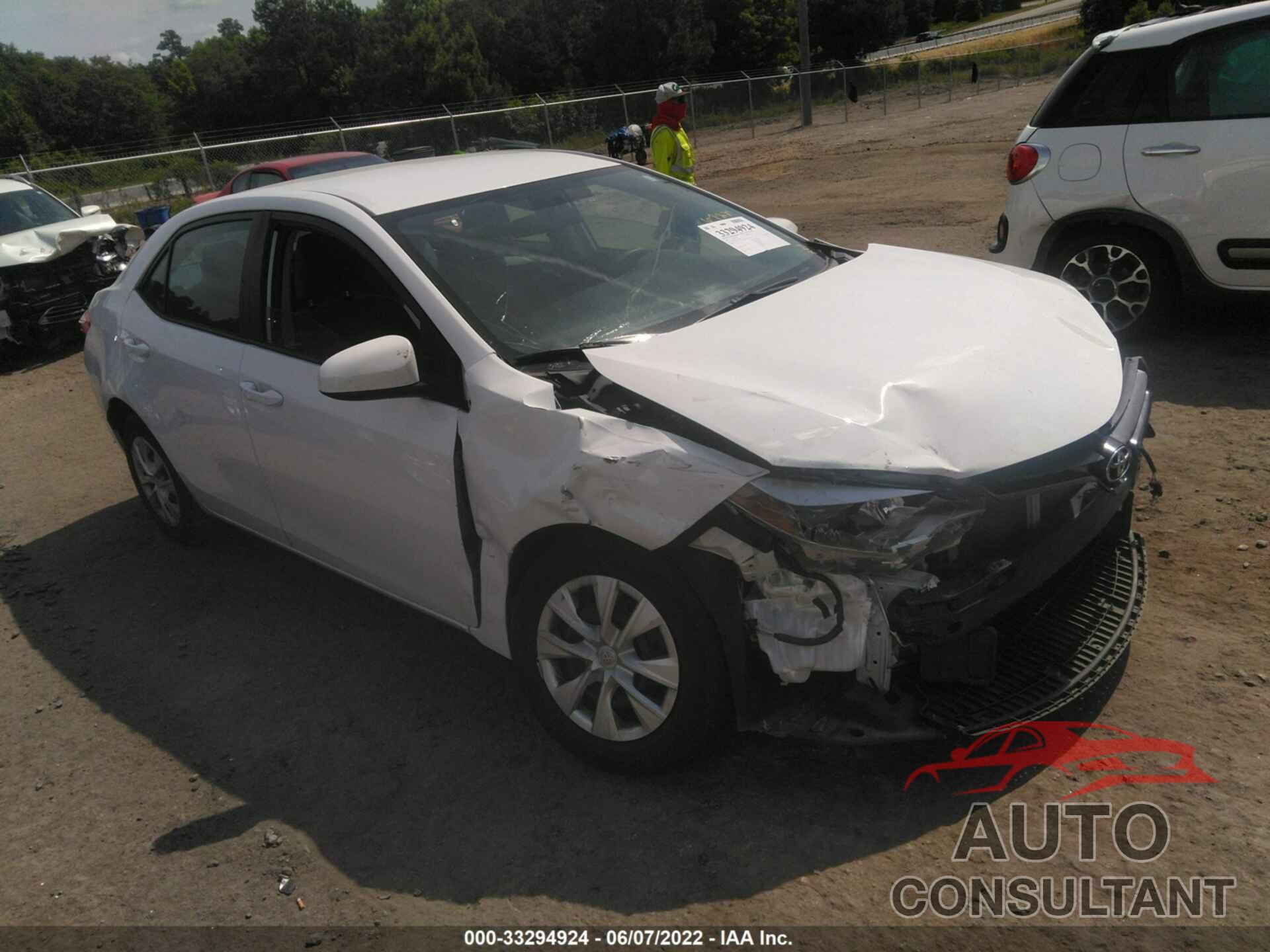 TOYOTA COROLLA 2016 - 2T1BURHE1GC718660