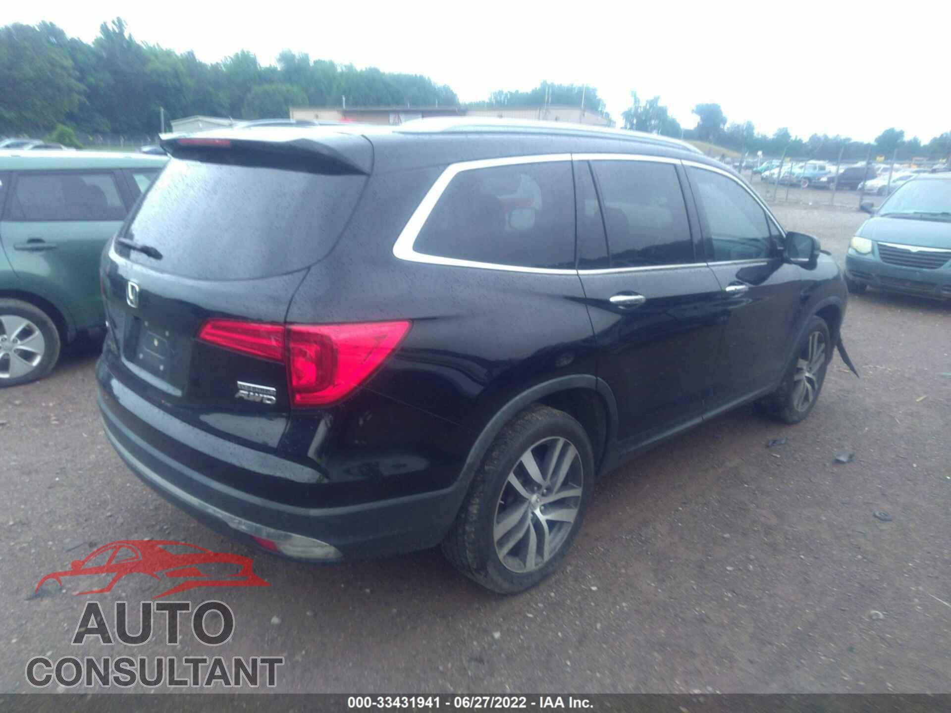 HONDA PILOT 2017 - 5FNYF6H92HB091826