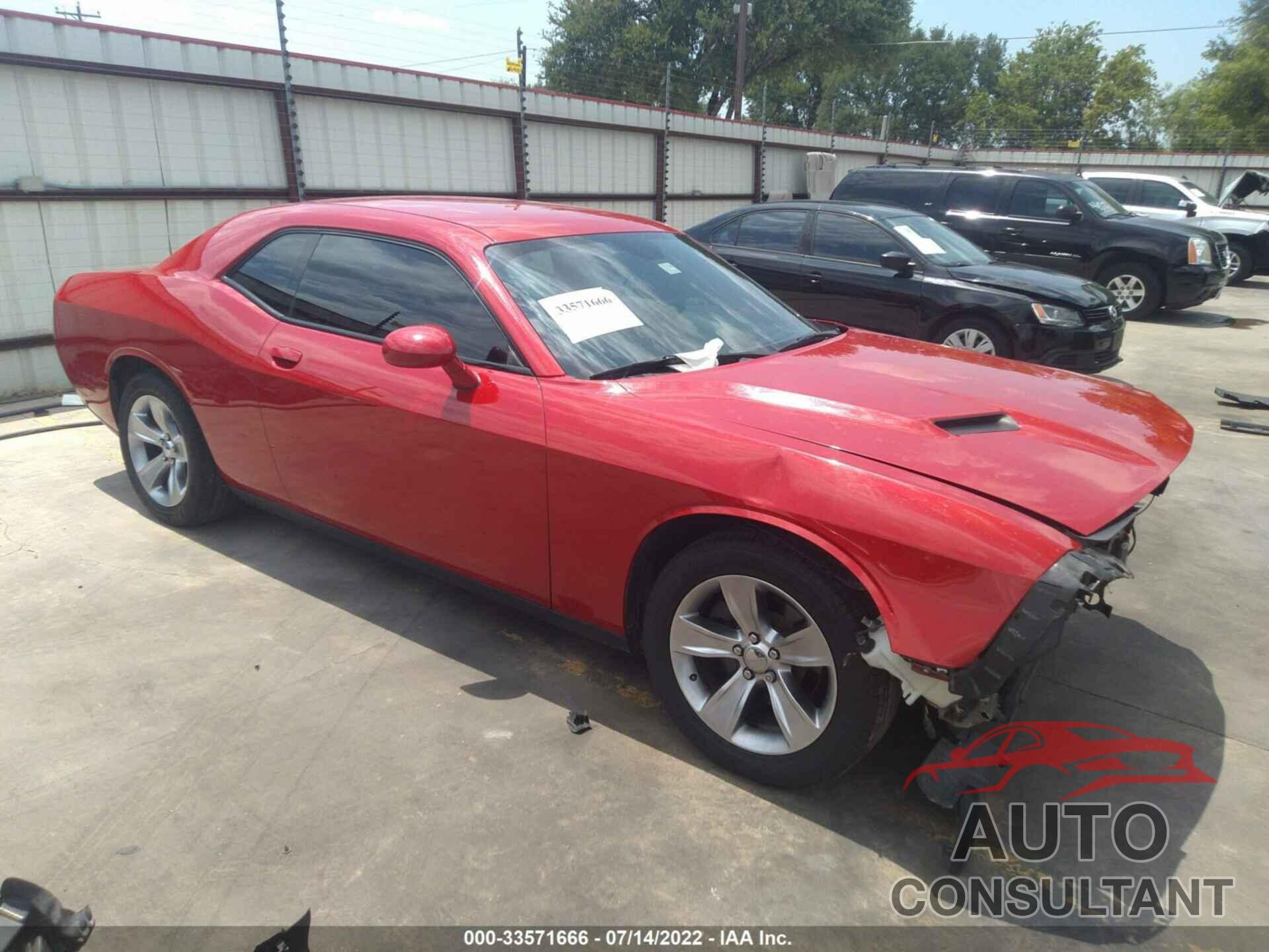 DODGE CHALLENGER 2016 - 2C3CDZAG2GH264462