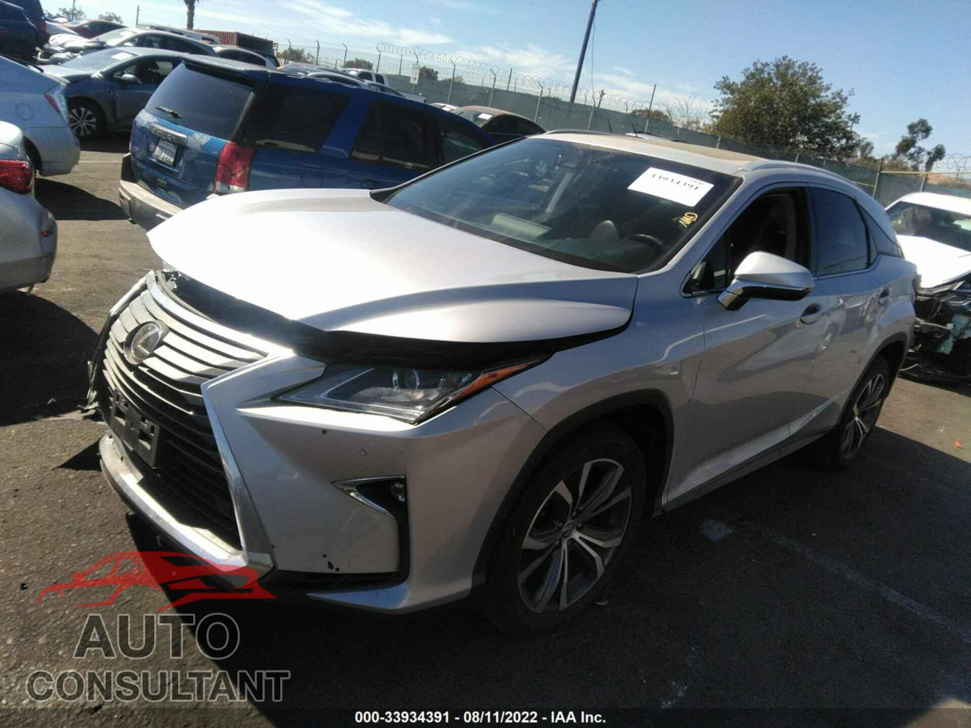 LEXUS RX 2017 - 2T2ZZMCA0HC077778