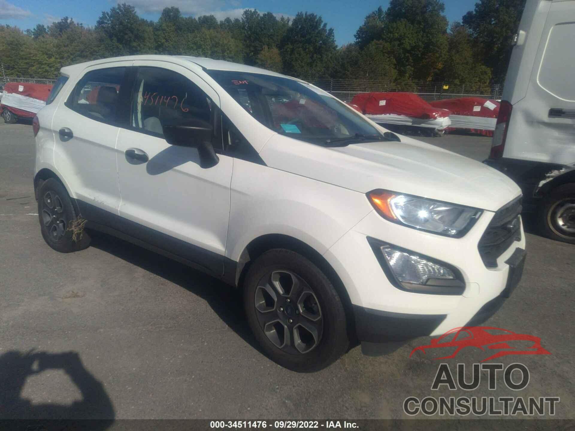 FORD ECOSPORT 2019 - MAJ3S2FE8KC280019