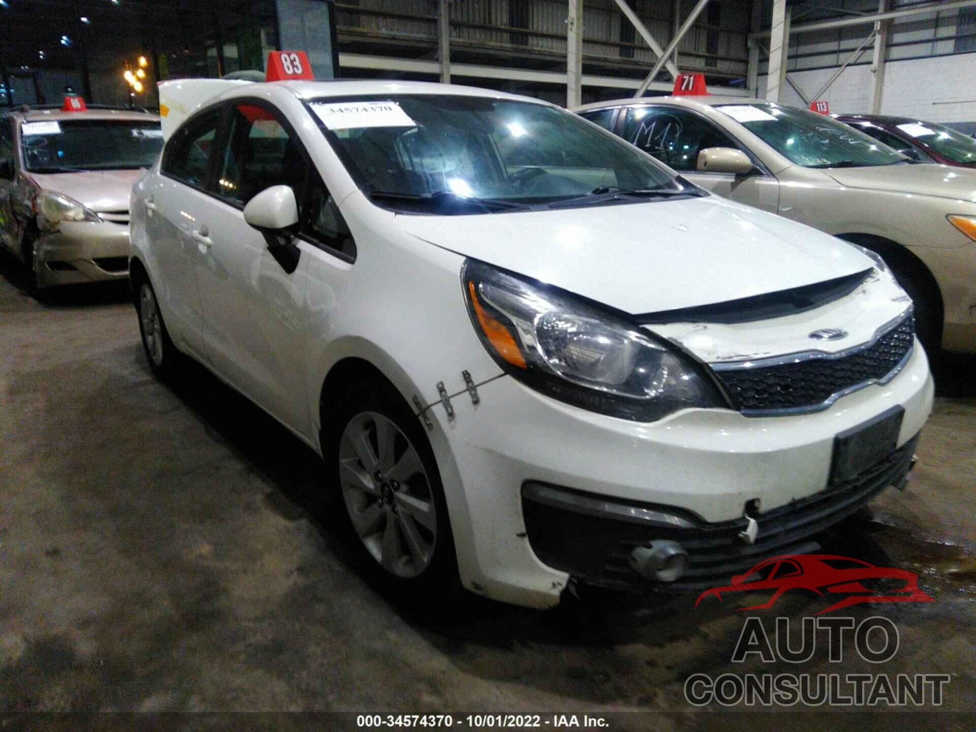 KIA RIO 2017 - 00ADN4A35H6114830