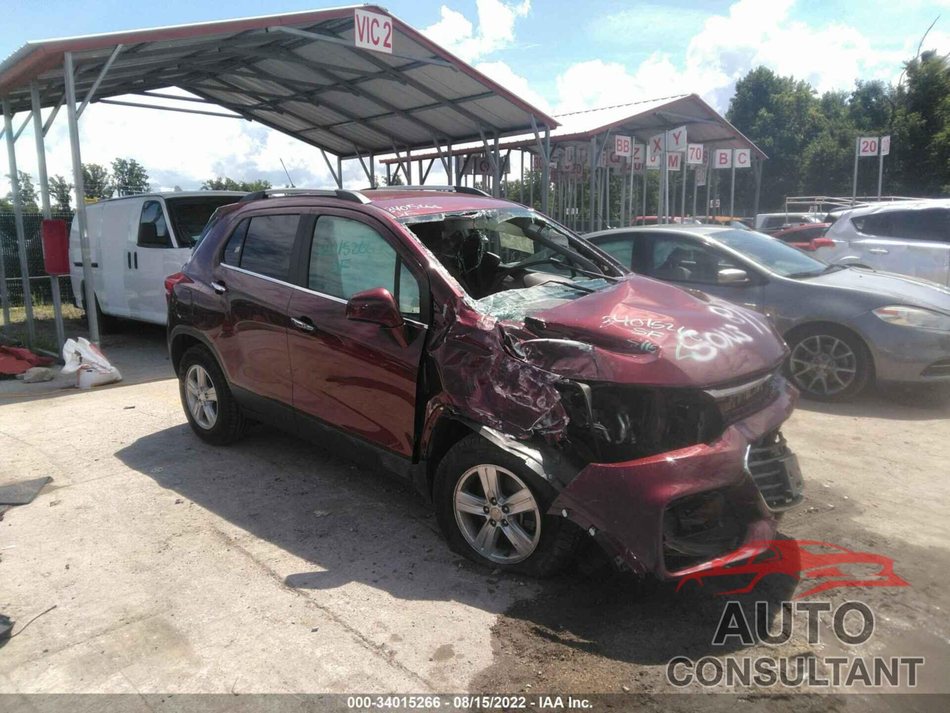 CHEVROLET TRAX 2017 - 3GNCJPSB6HL203191