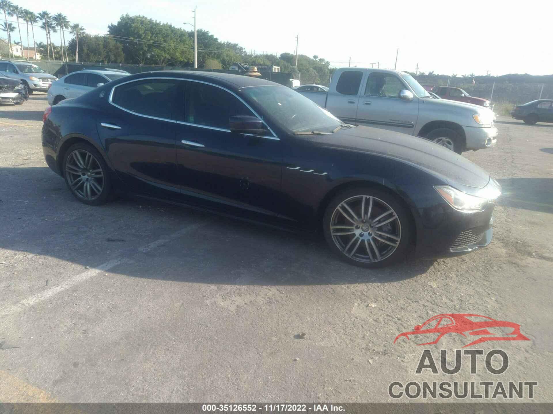 MASERATI GHIBLI 2015 - ZAM57XSA0F1150253