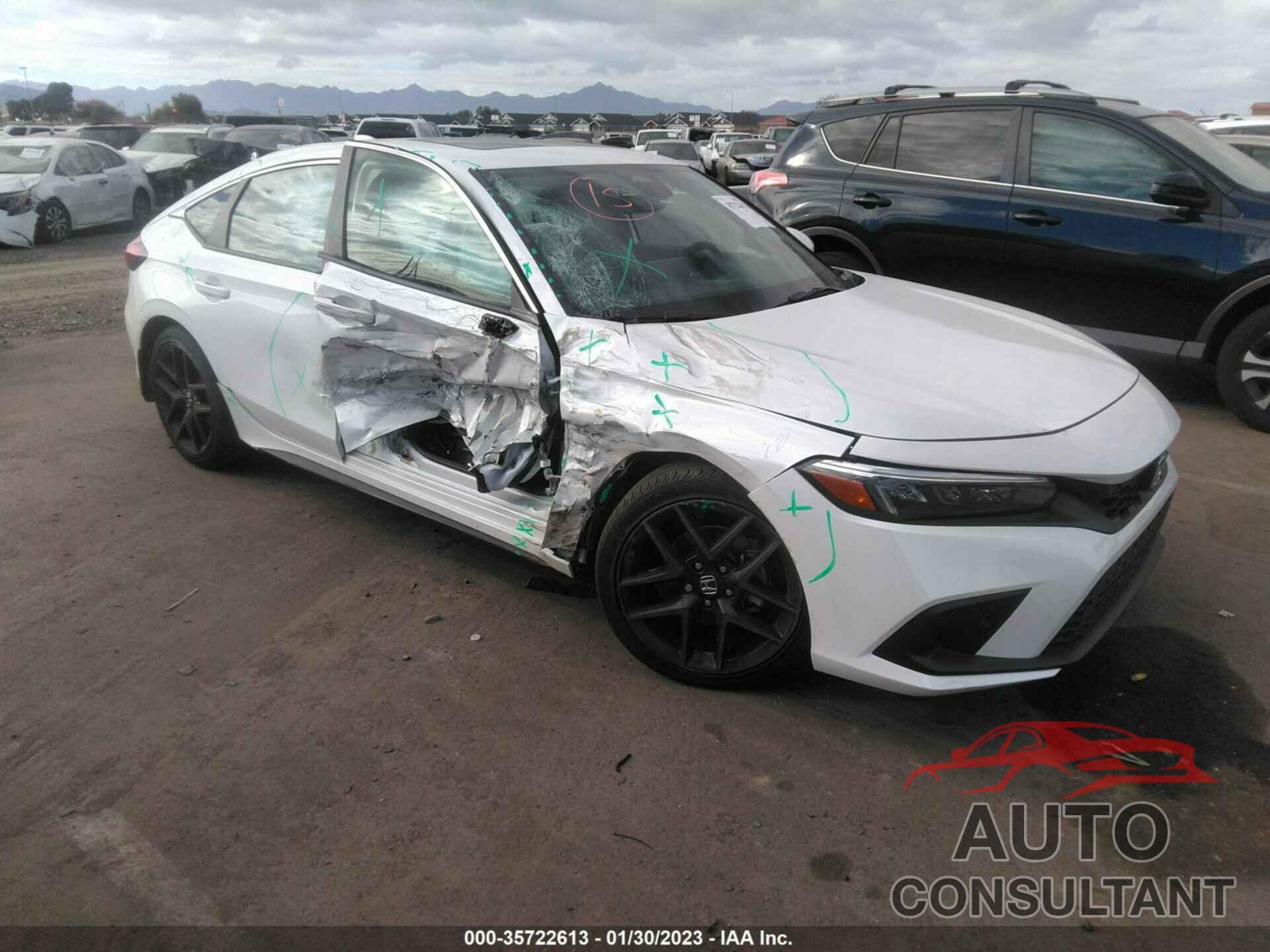 HONDA CIVIC HATCHBACK 2022 - 19XFL1H88NE020870