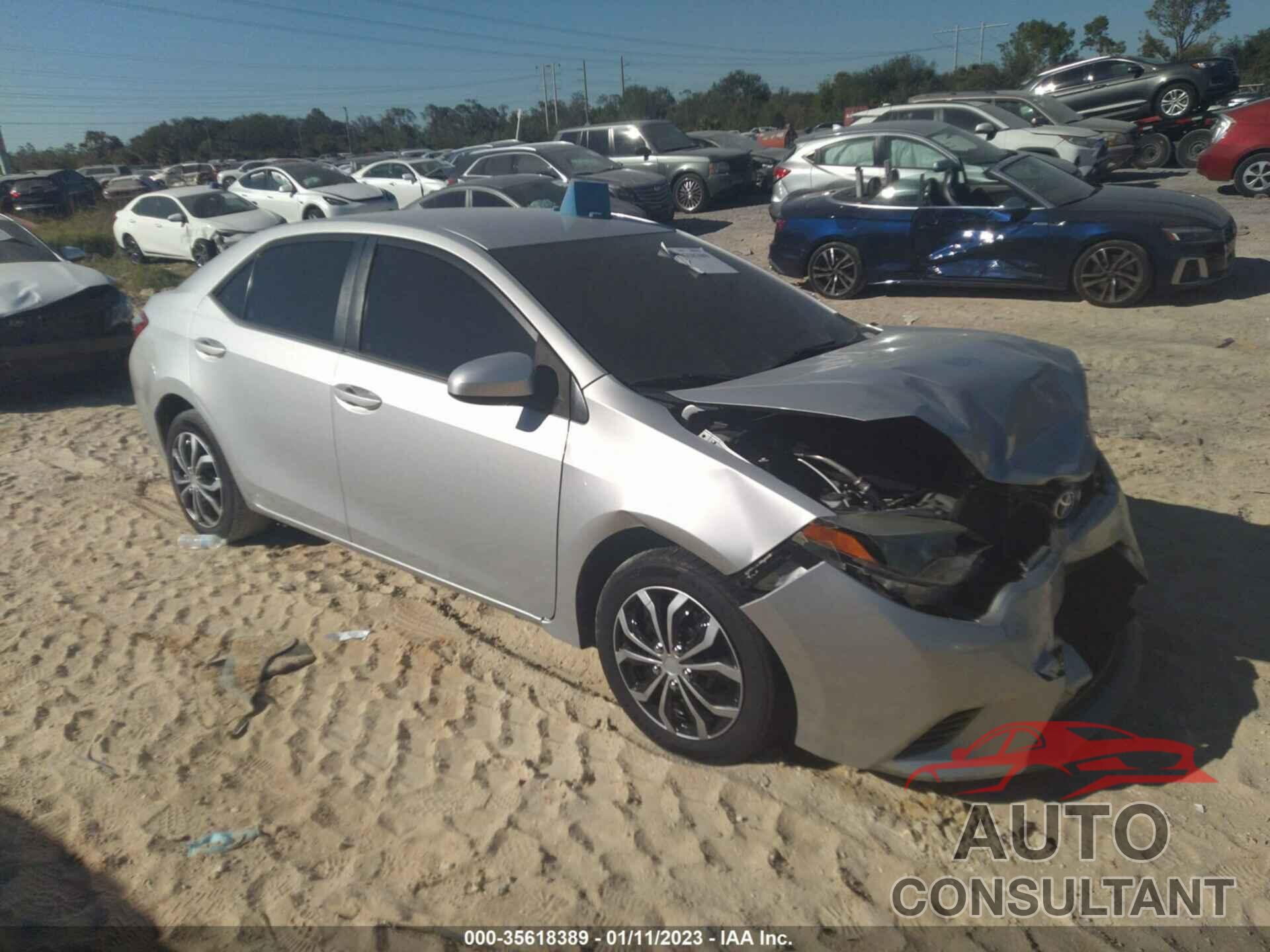TOYOTA COROLLA 2016 - 2T1BURHE6GC591940