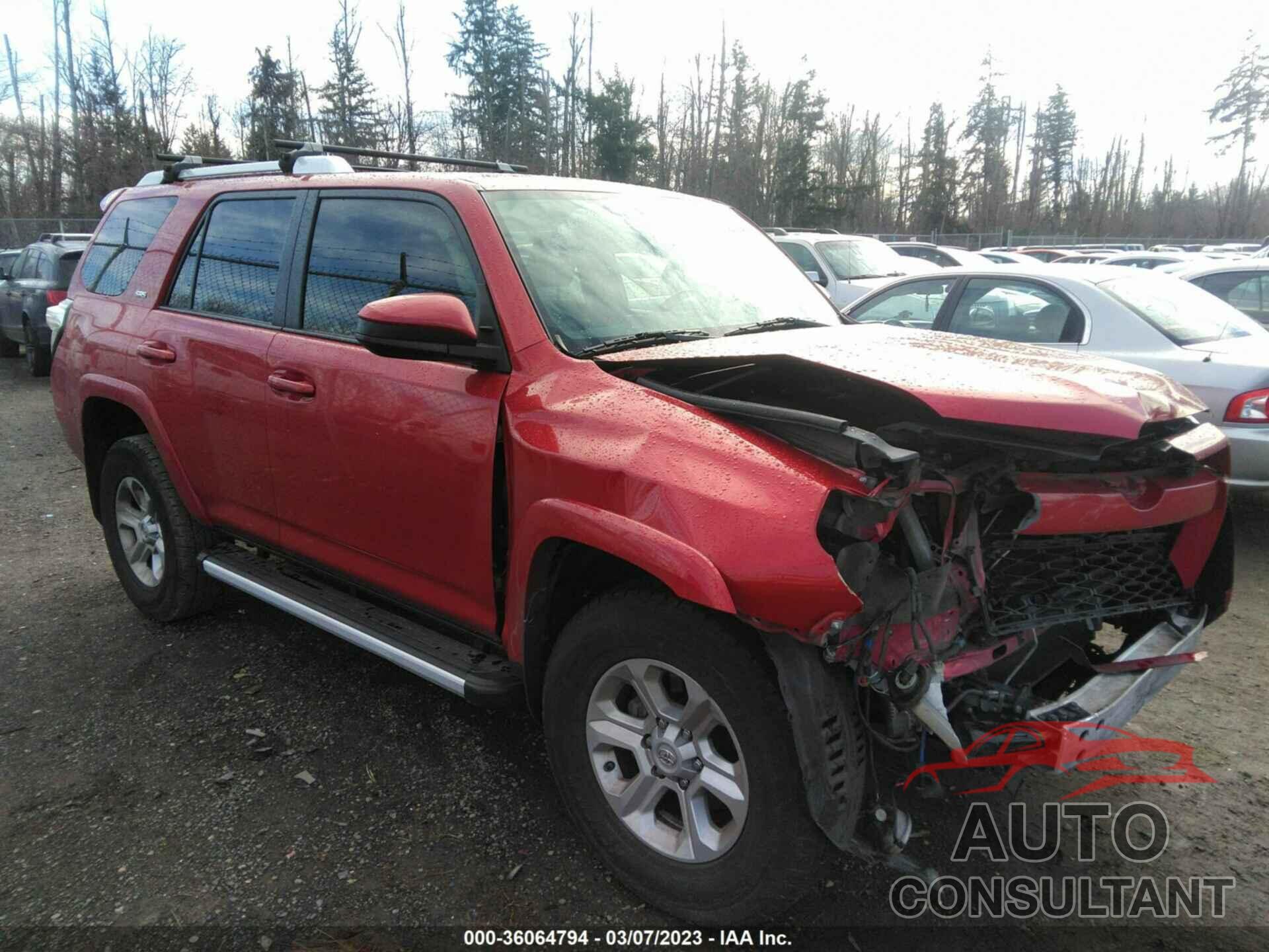 TOYOTA 4RUNNER 2016 - JTEBU5JR4G5357360