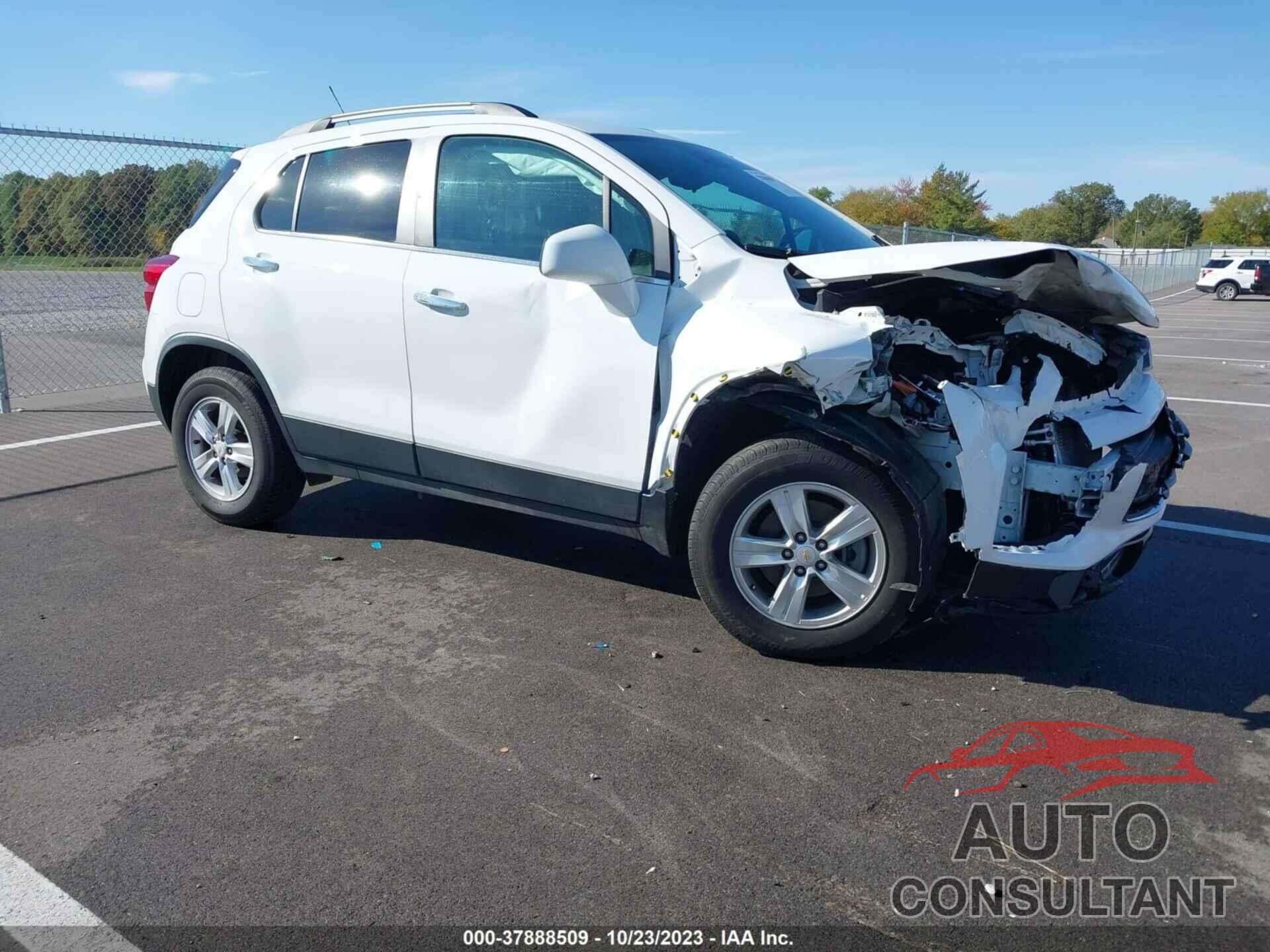 CHEVROLET TRAX 2019 - KL7CJPSB4KB821124