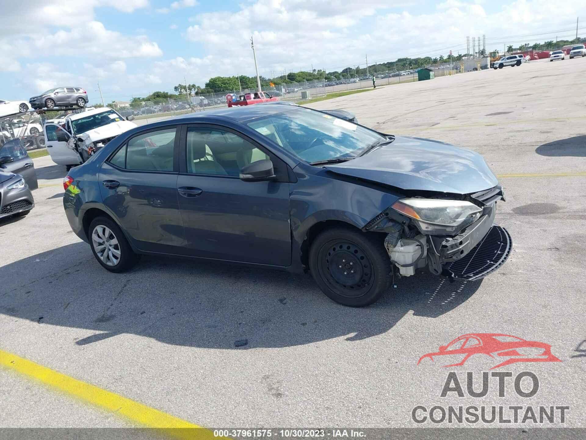 TOYOTA COROLLA 2016 - 2T1BURHE3GC598134