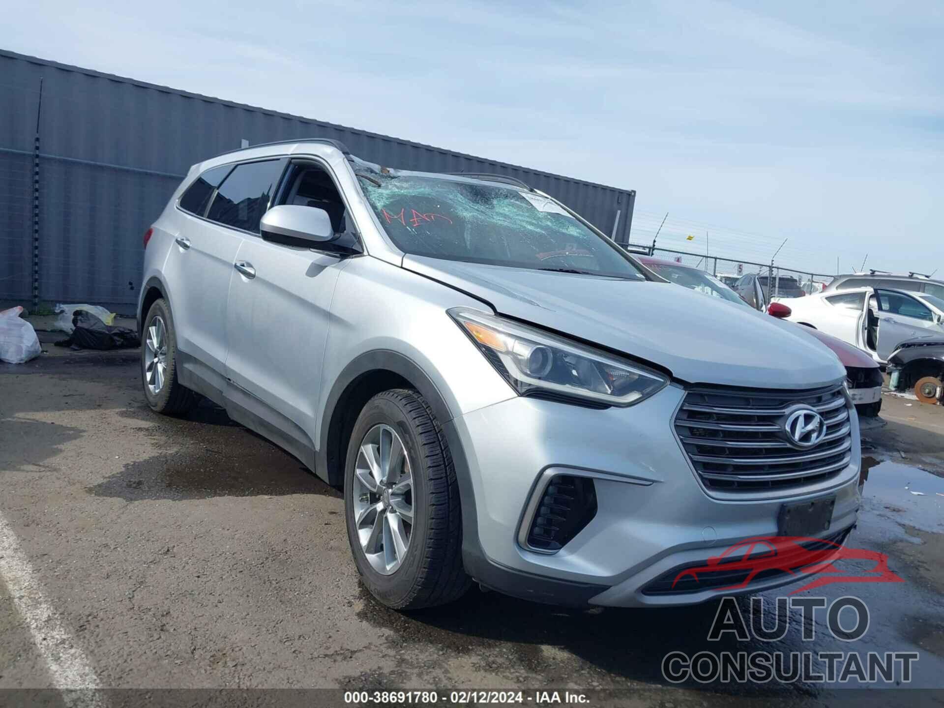 HYUNDAI SANTA FE 2017 - KM8SM4HF9HU240290