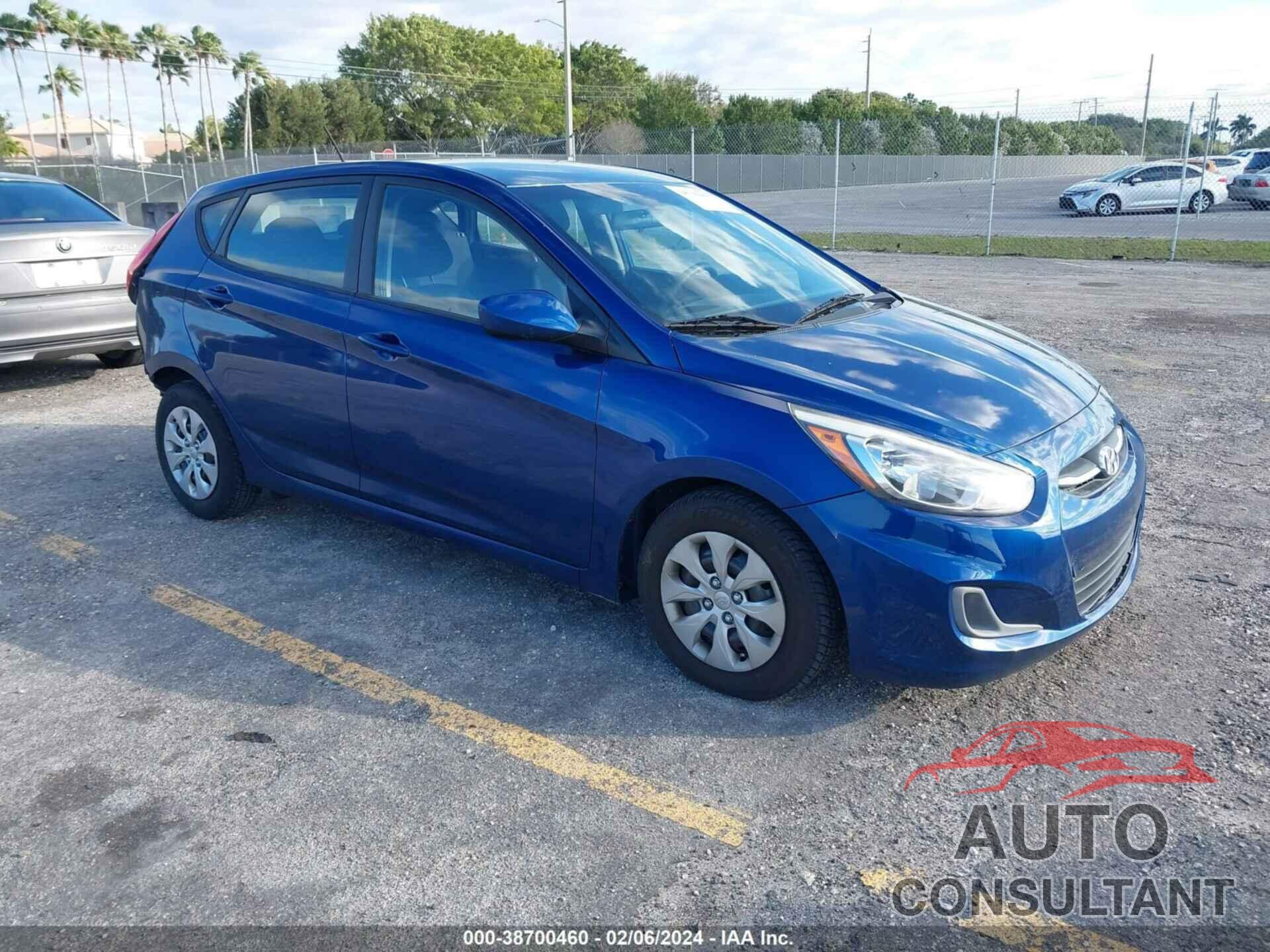 HYUNDAI ACCENT 2016 - KMHCT5AE6GU247209