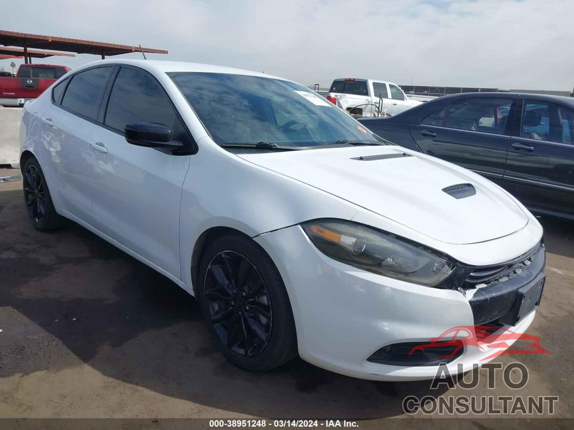 DODGE DART 2016 - 1C3CDFEB5GD701722