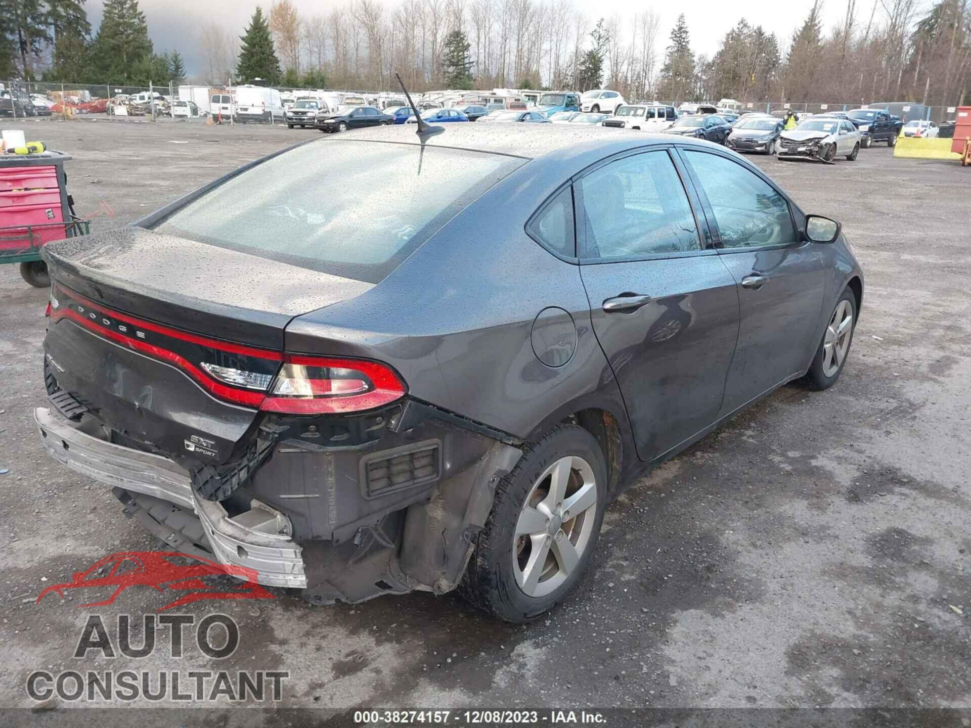 DODGE DART 2015 - 1C3CDFBB0FD237709