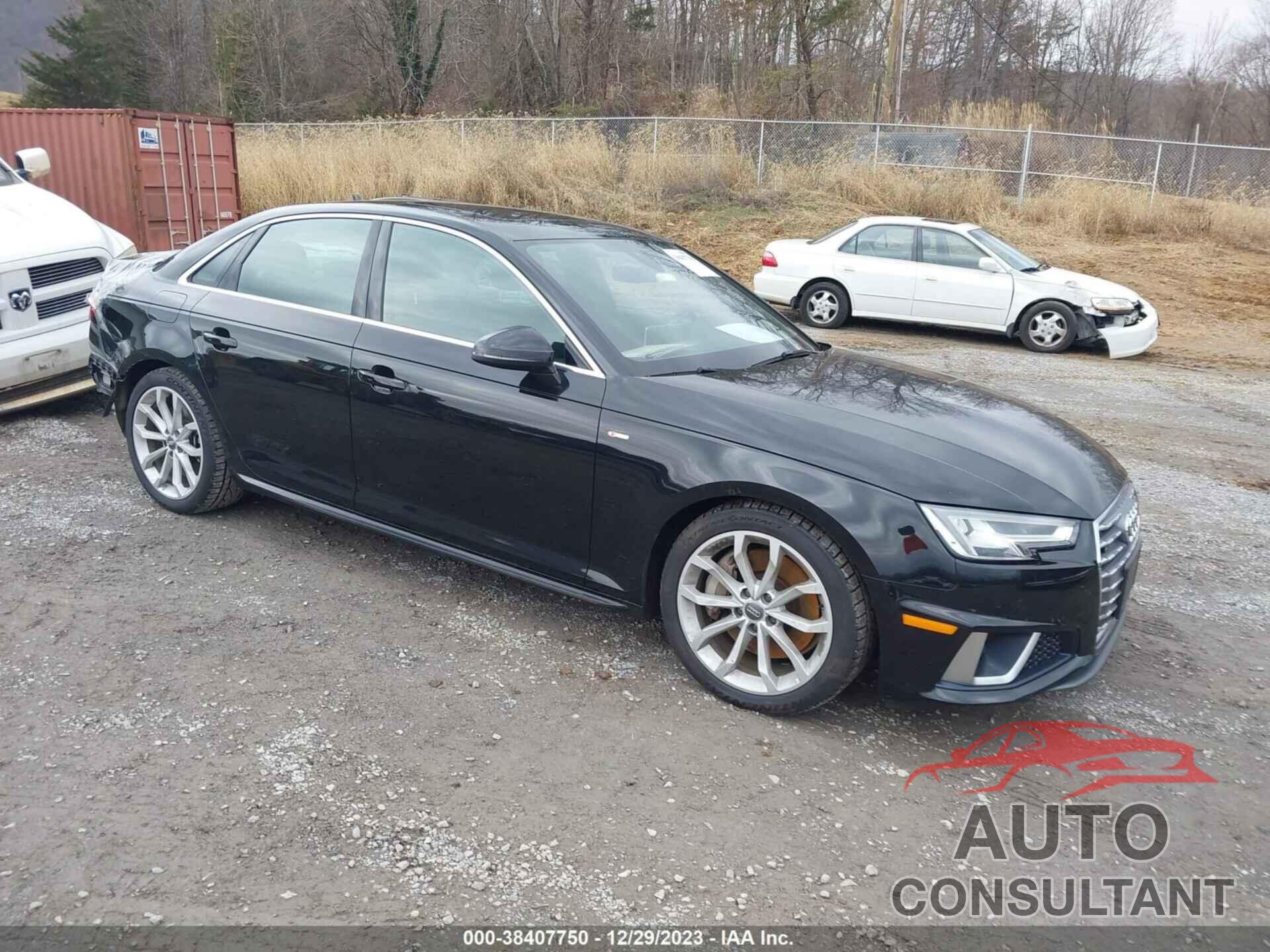 AUDI A4 2019 - WAUENAF41KA029315