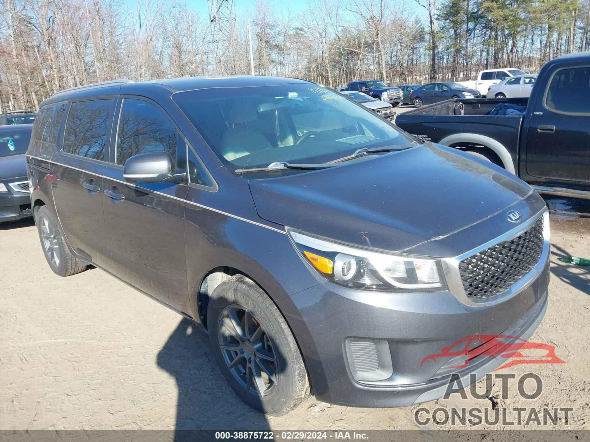 KIA SEDONA 2016 - KNDMB5C19G6200976