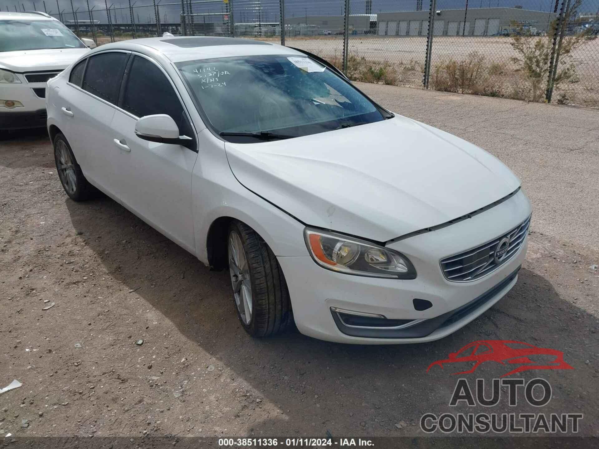 VOLVO S60 INSCRIPTION 2017 - LYV402HK6HB147828