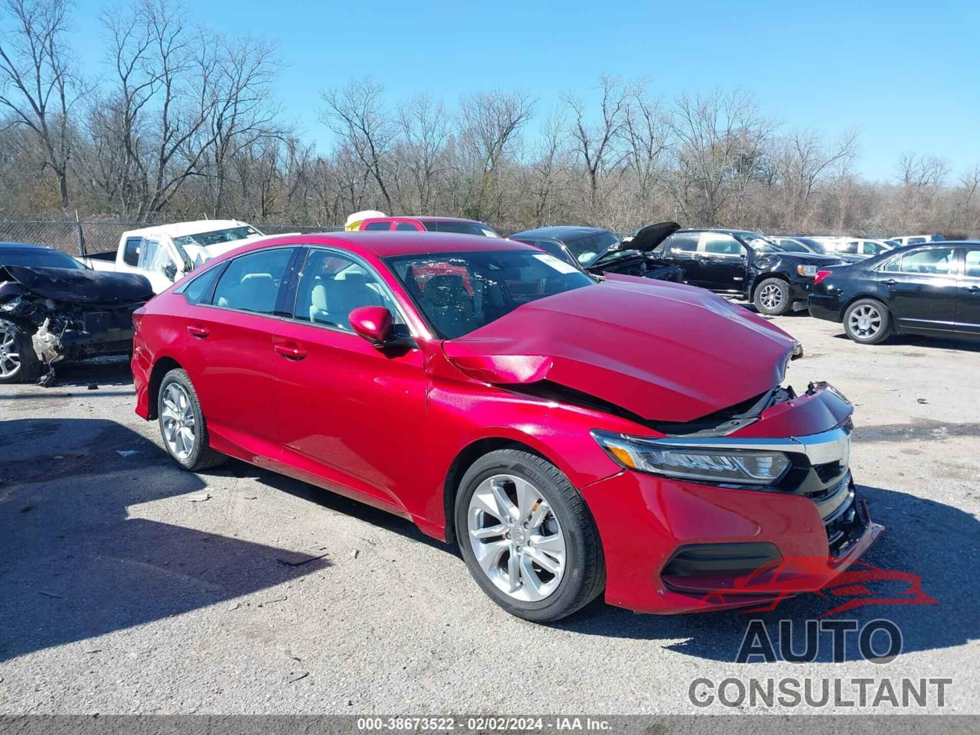 HONDA ACCORD 2018 - 1HGCV1F19JA123412