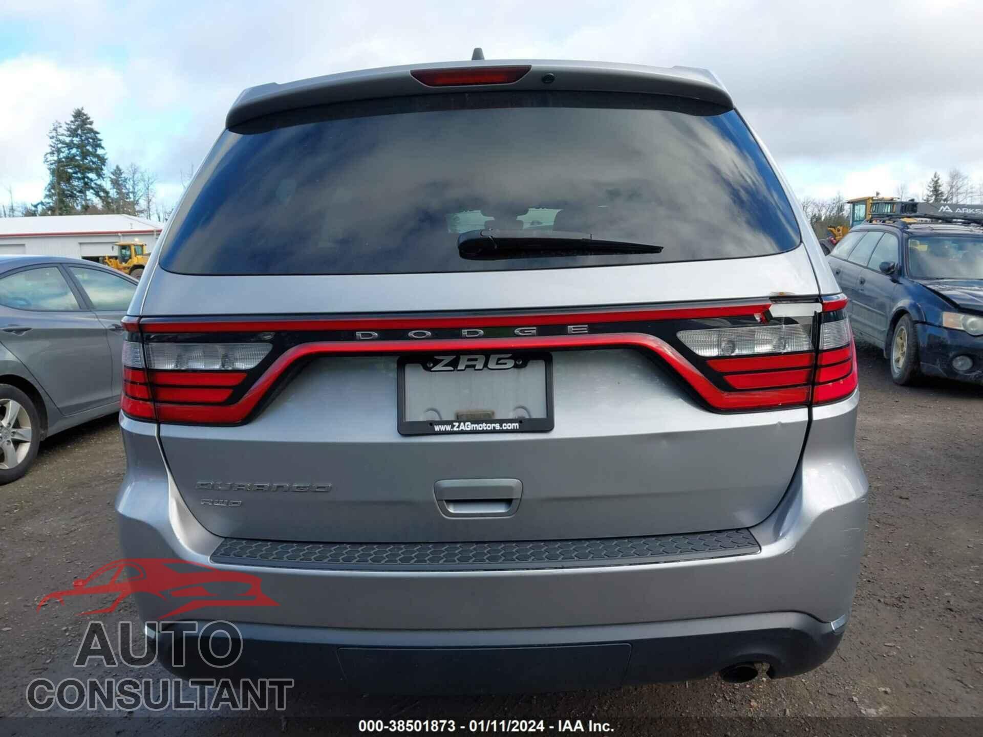 DODGE DURANGO 2017 - 1C4RDJAG7HC898460