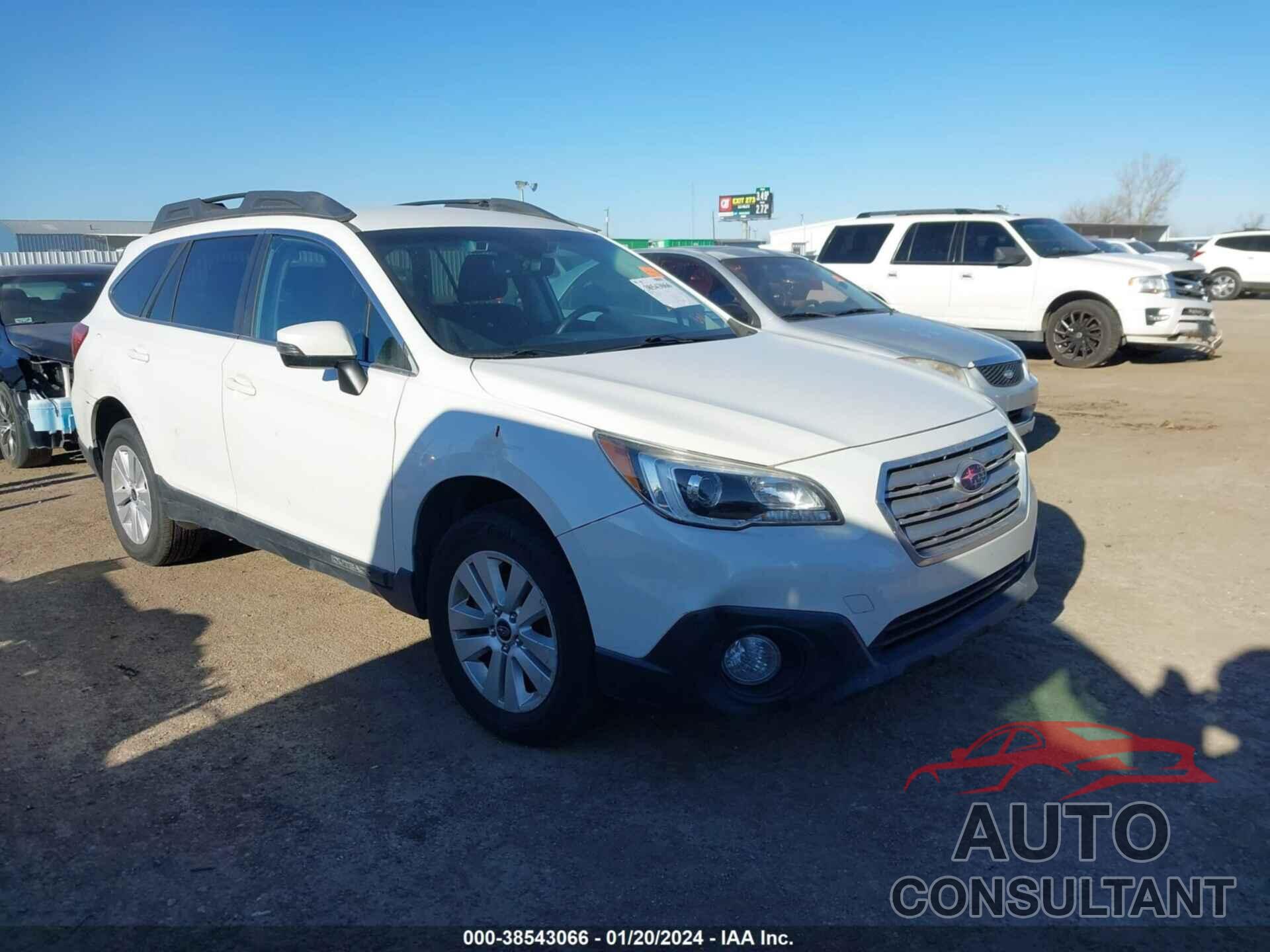 SUBARU OUTBACK 2017 - 4S4BSAFC6H3394099