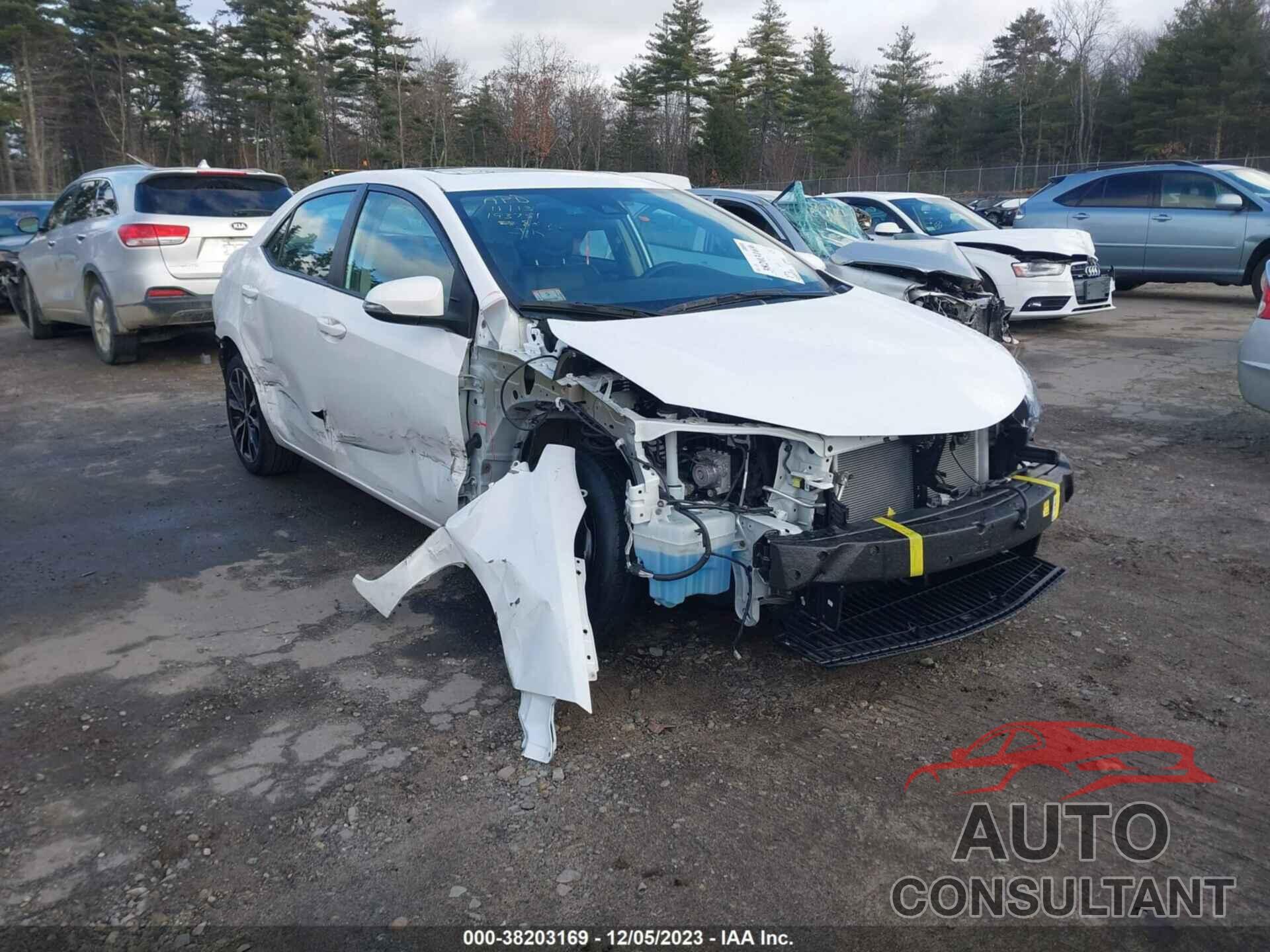 TOYOTA COROLLA 2017 - 2T1BURHE1HC758545