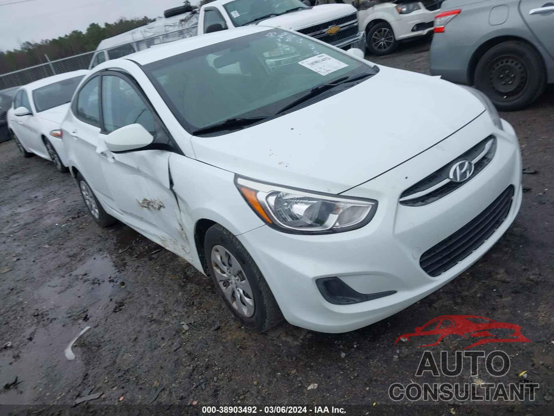 HYUNDAI ACCENT 2017 - KMHCT4AE6HU224072